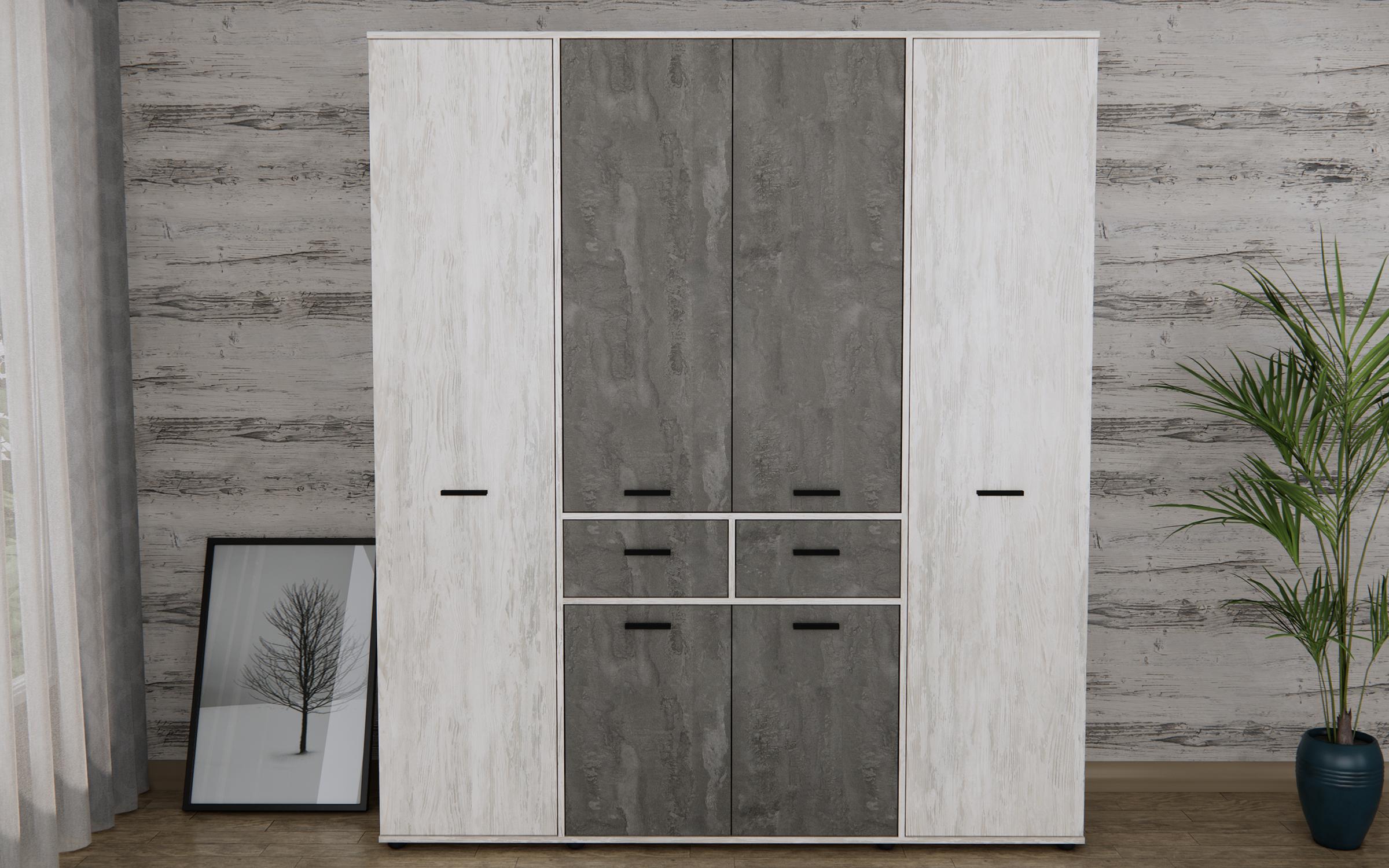 Dulap Veramo, artwood deschis + beton  1