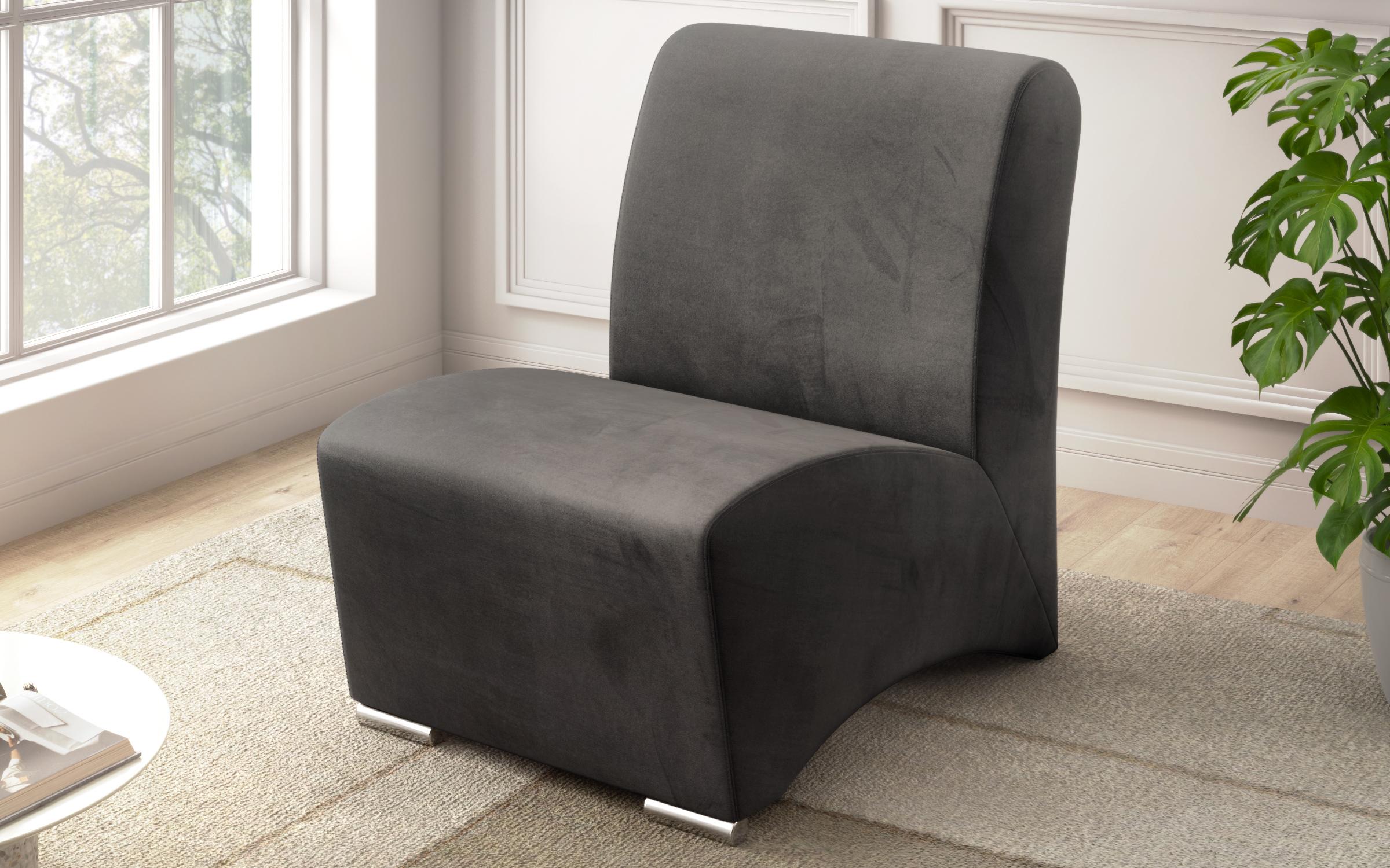 Fotoliu Arturo II, gri inchis  2