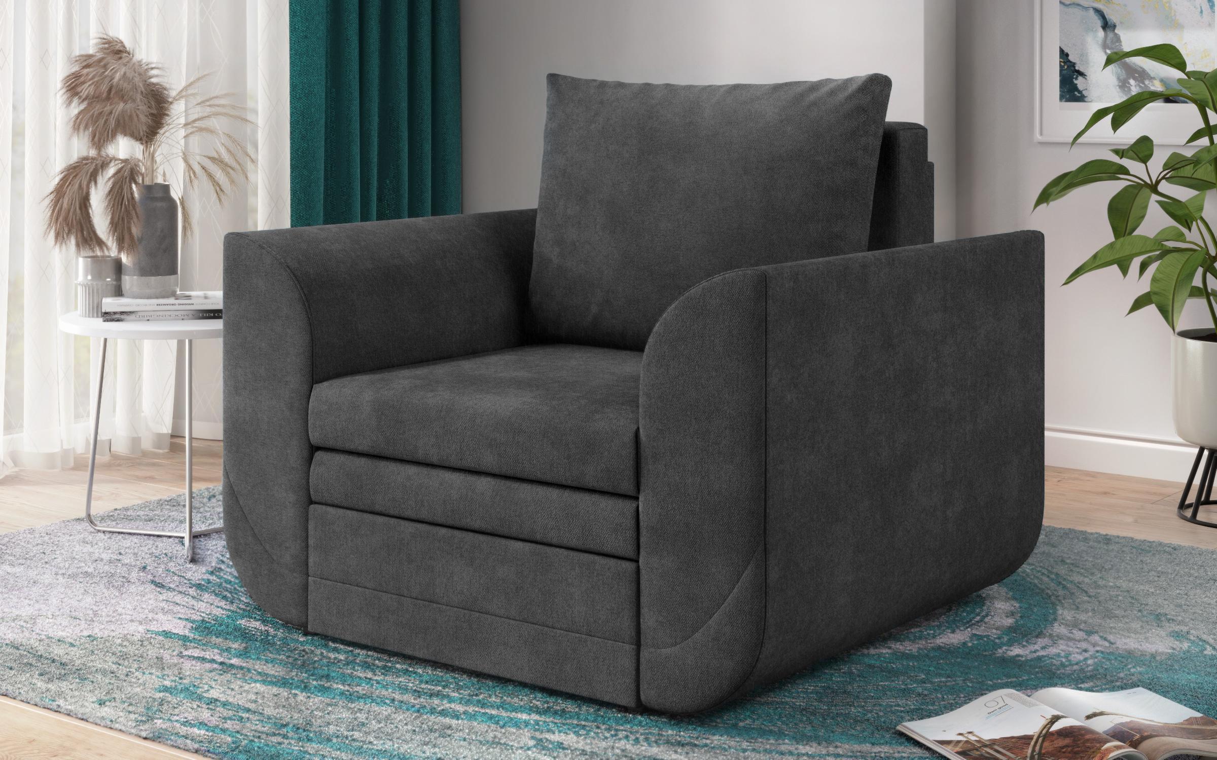 Fotoliu extensibil Modus, gri  3