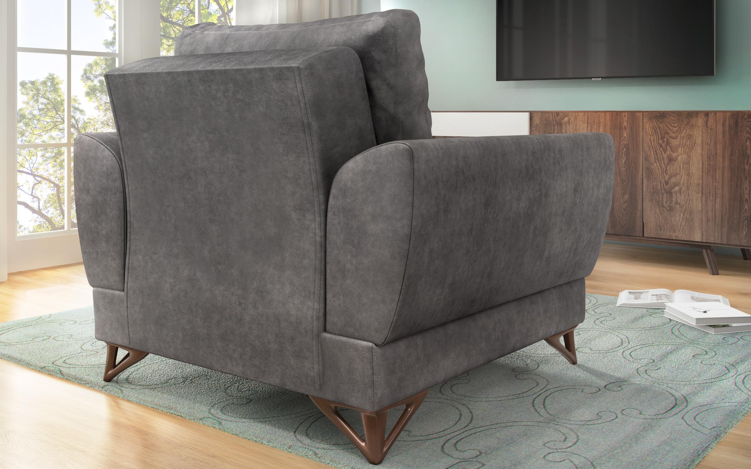 Fotoliu Treia Premium, gri  6