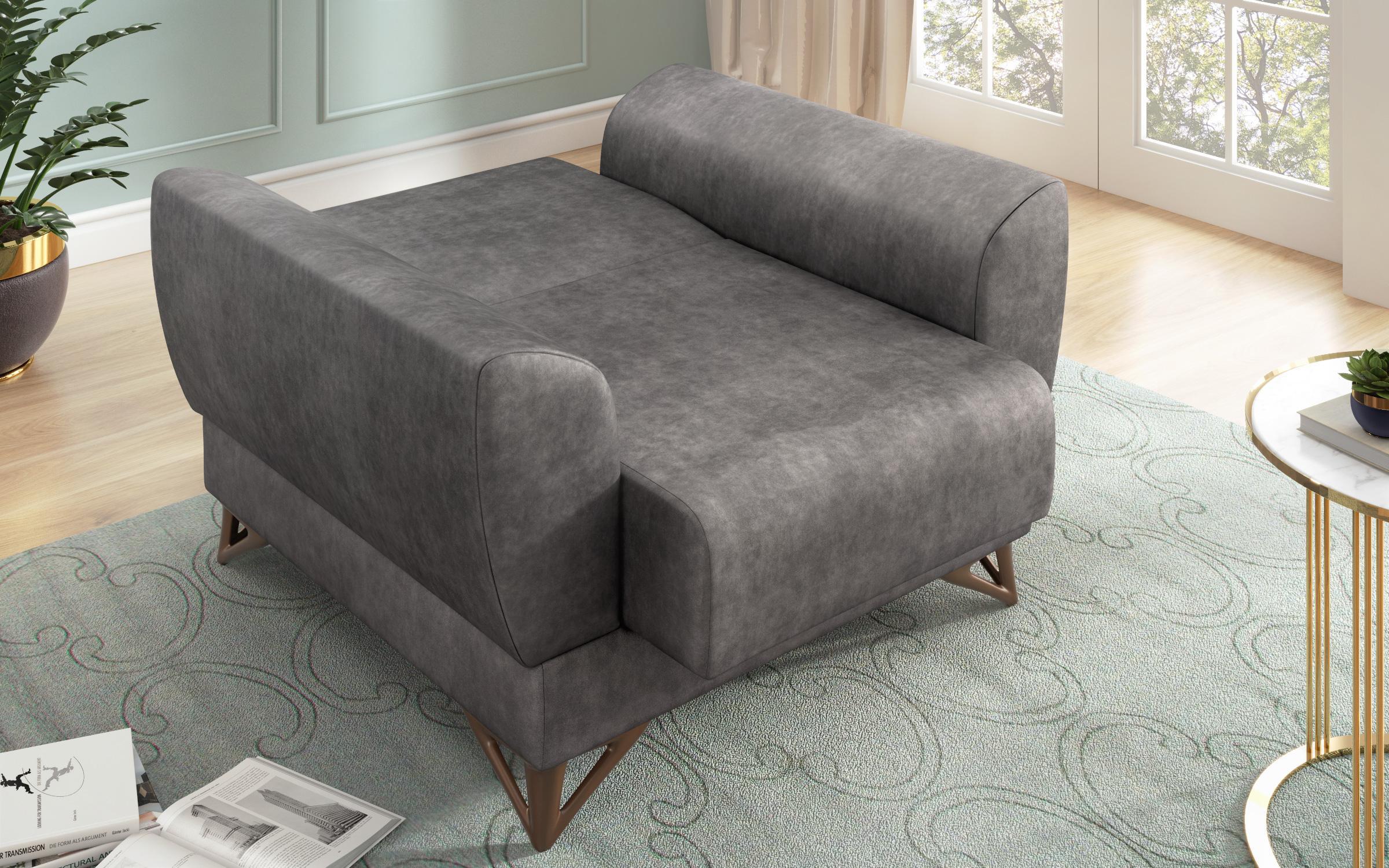 Fotoliu Treia Premium, gri  5