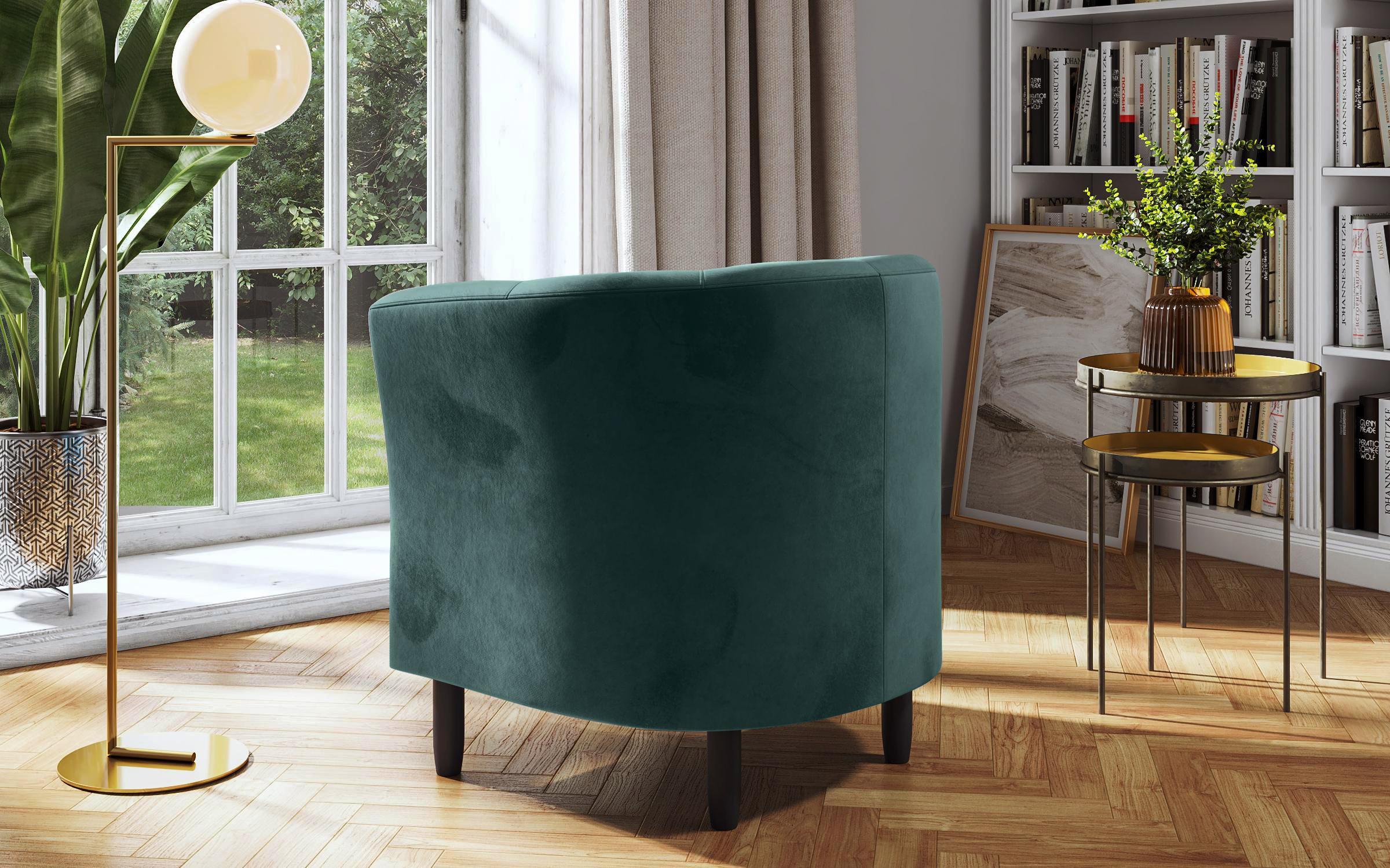 Fotoliu  Mona, verde inchis  3