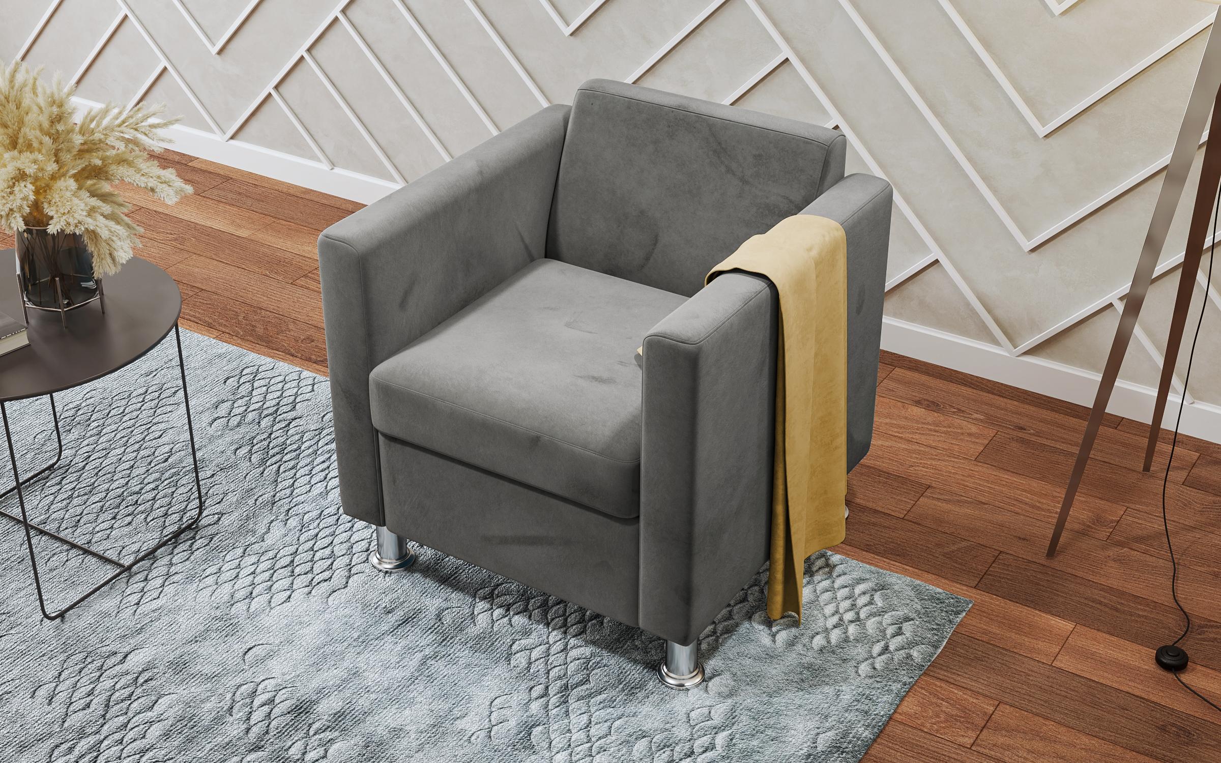 Fotoliu Moti, gri deschis  5