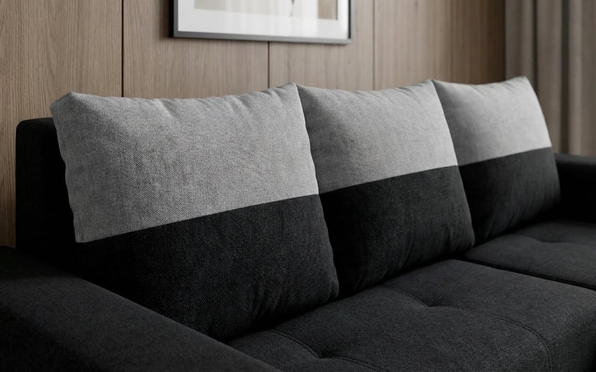 Coltar extensibil Grand, grafit + gri  6