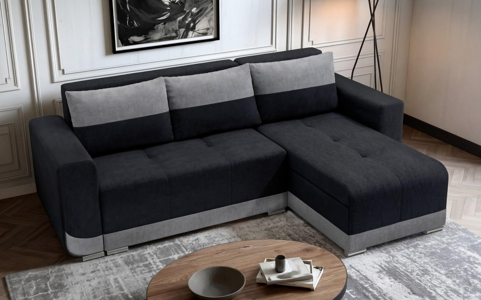 Coltar extensibil Grand, grafit + gri  4