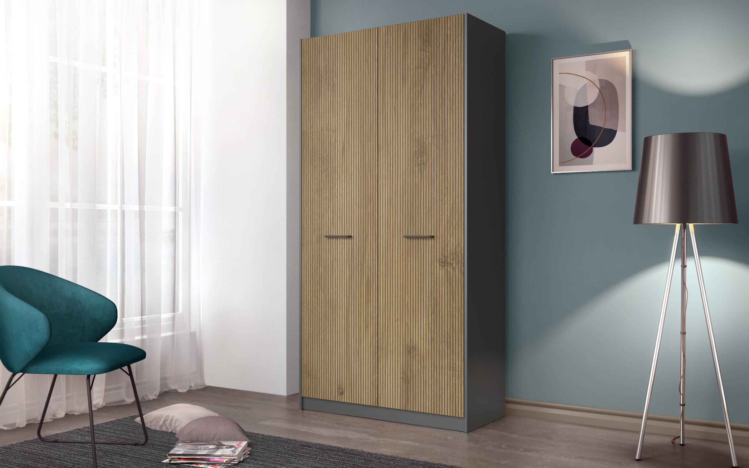 Dulap Diema, antracit mat + cadiz  1