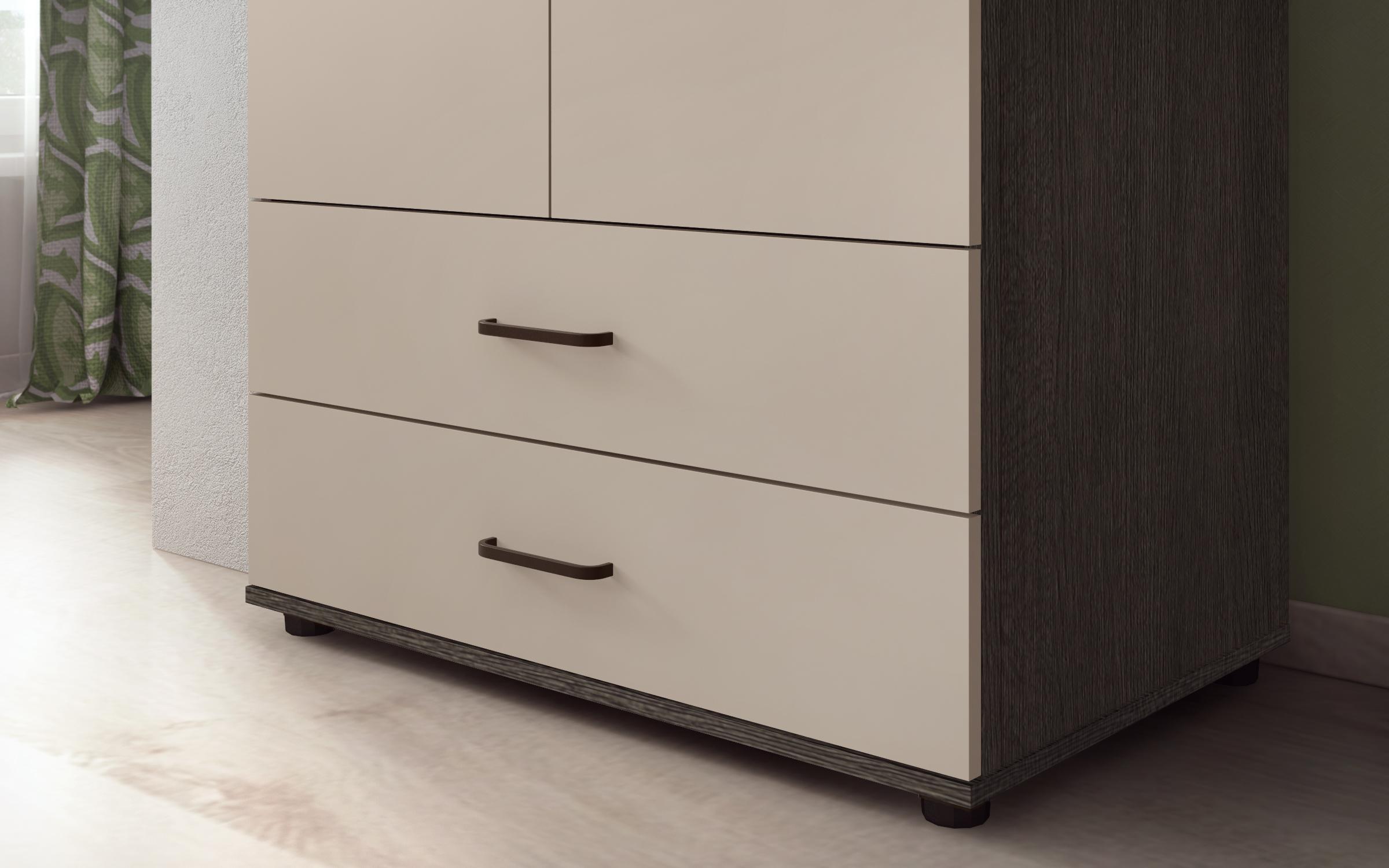 Dulap Eron XS, casmir + stejar antracit  4