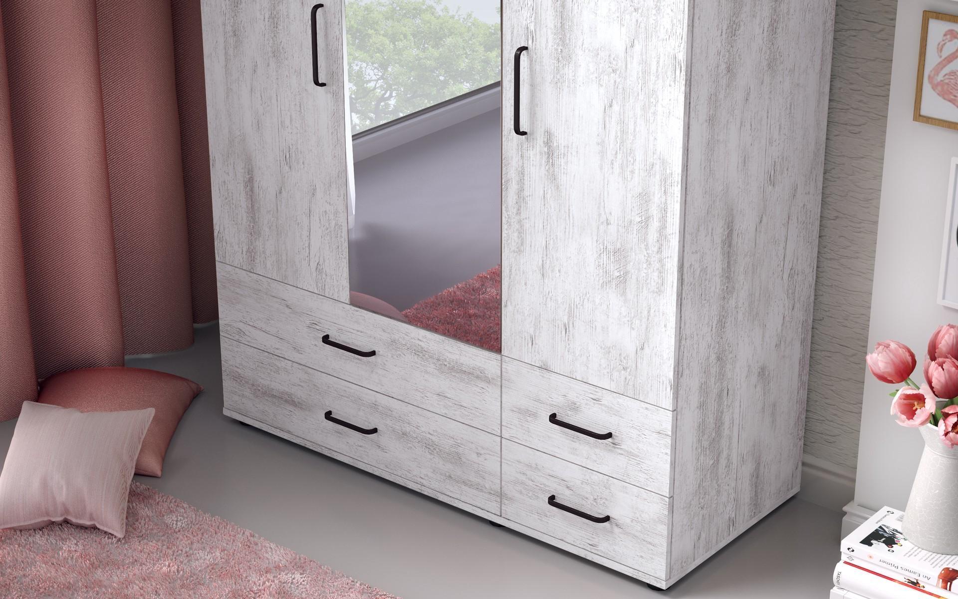 Set dormitor 160/200 Katerina S, stejar antic  5