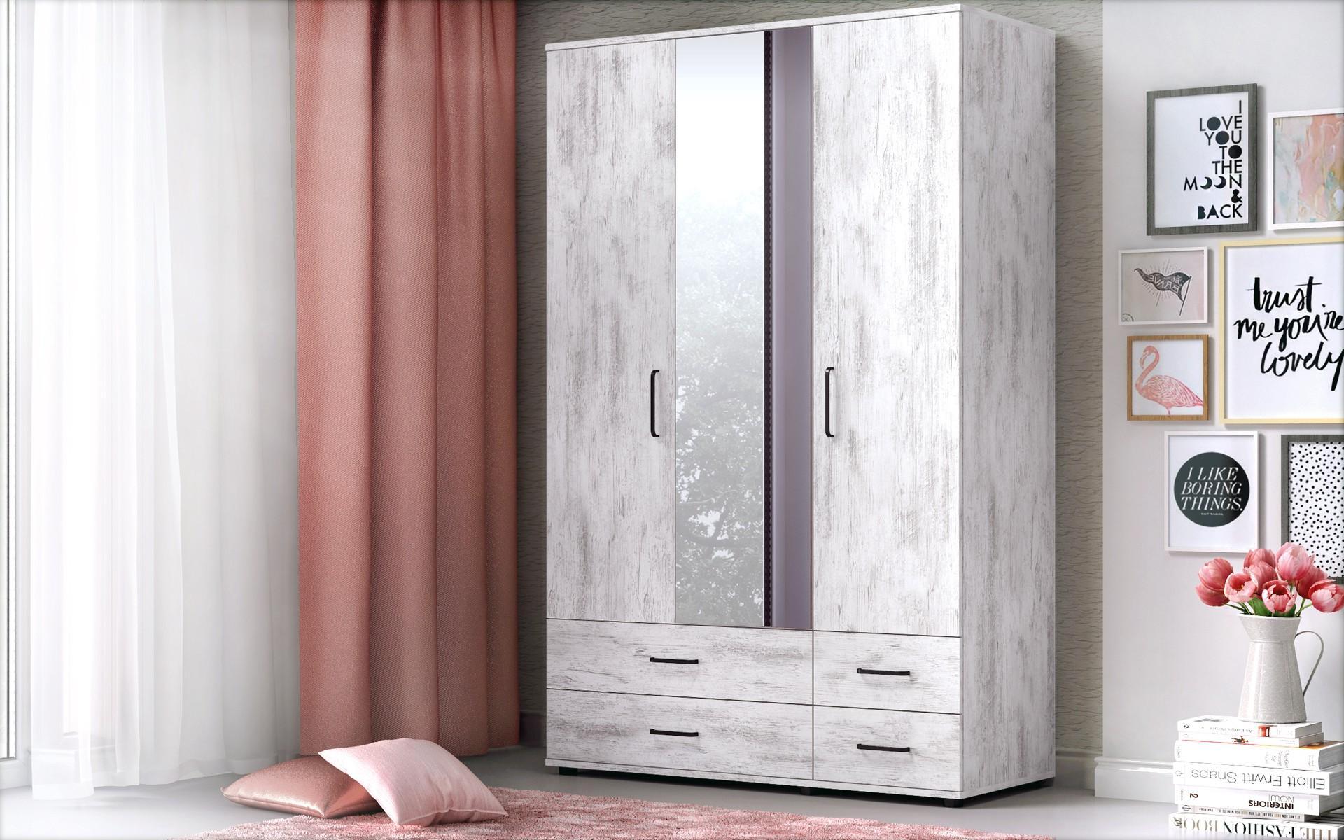 Set dormitor 160/200 Katerina S, stejar antic  3