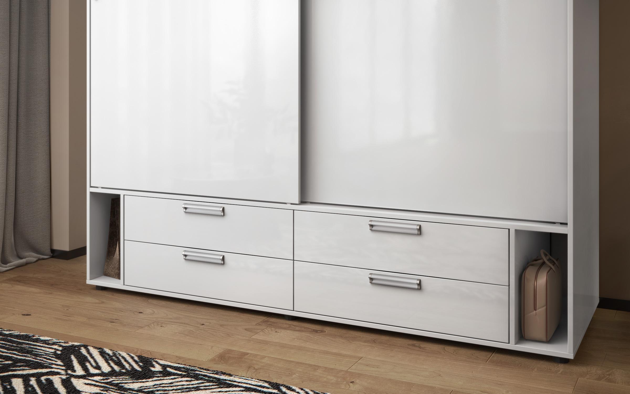 Dulap Tristan L, alb lucios  3