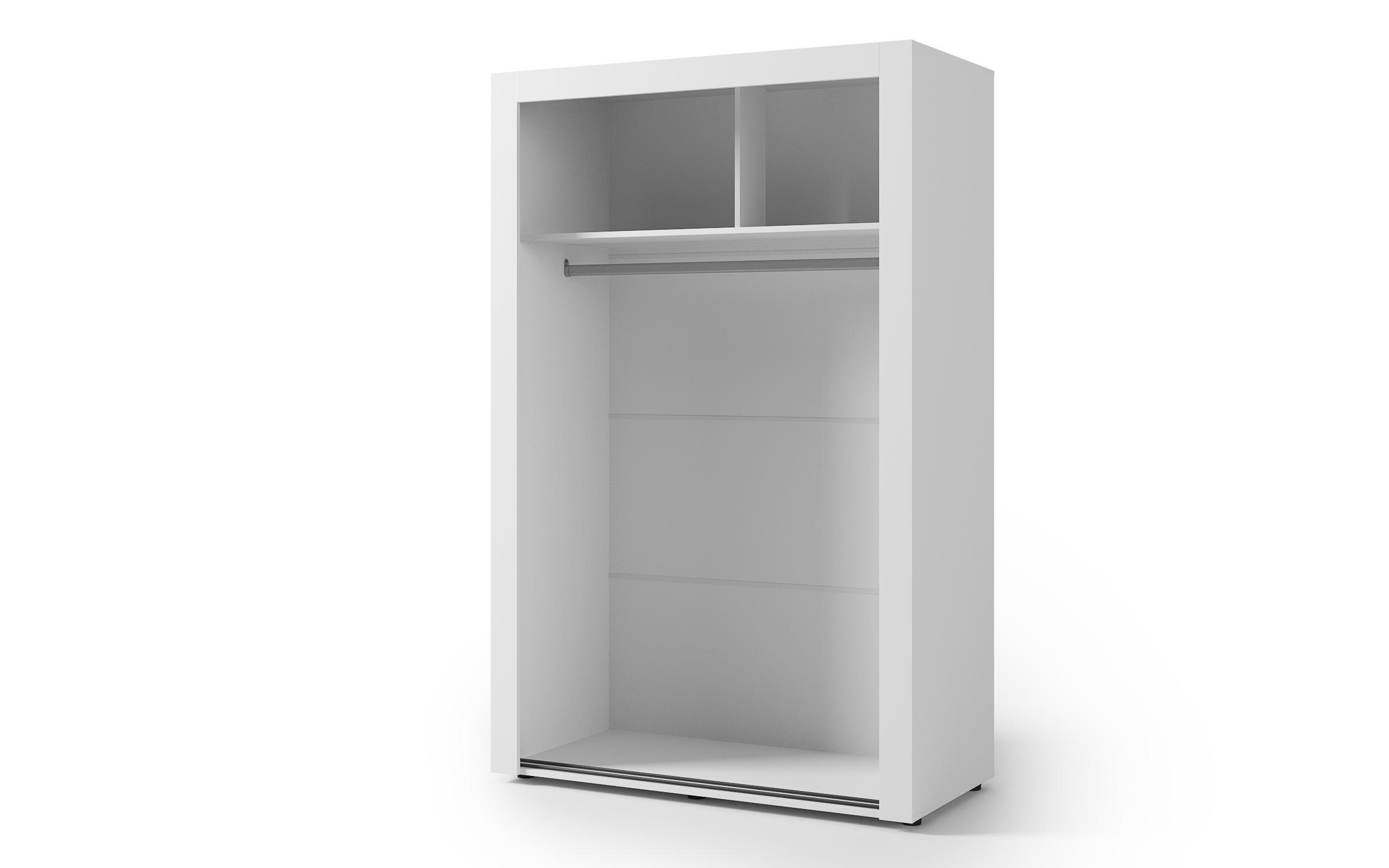 Dulap cu bara pentru umerase Nemo 2, alb + stejar sonoma  6