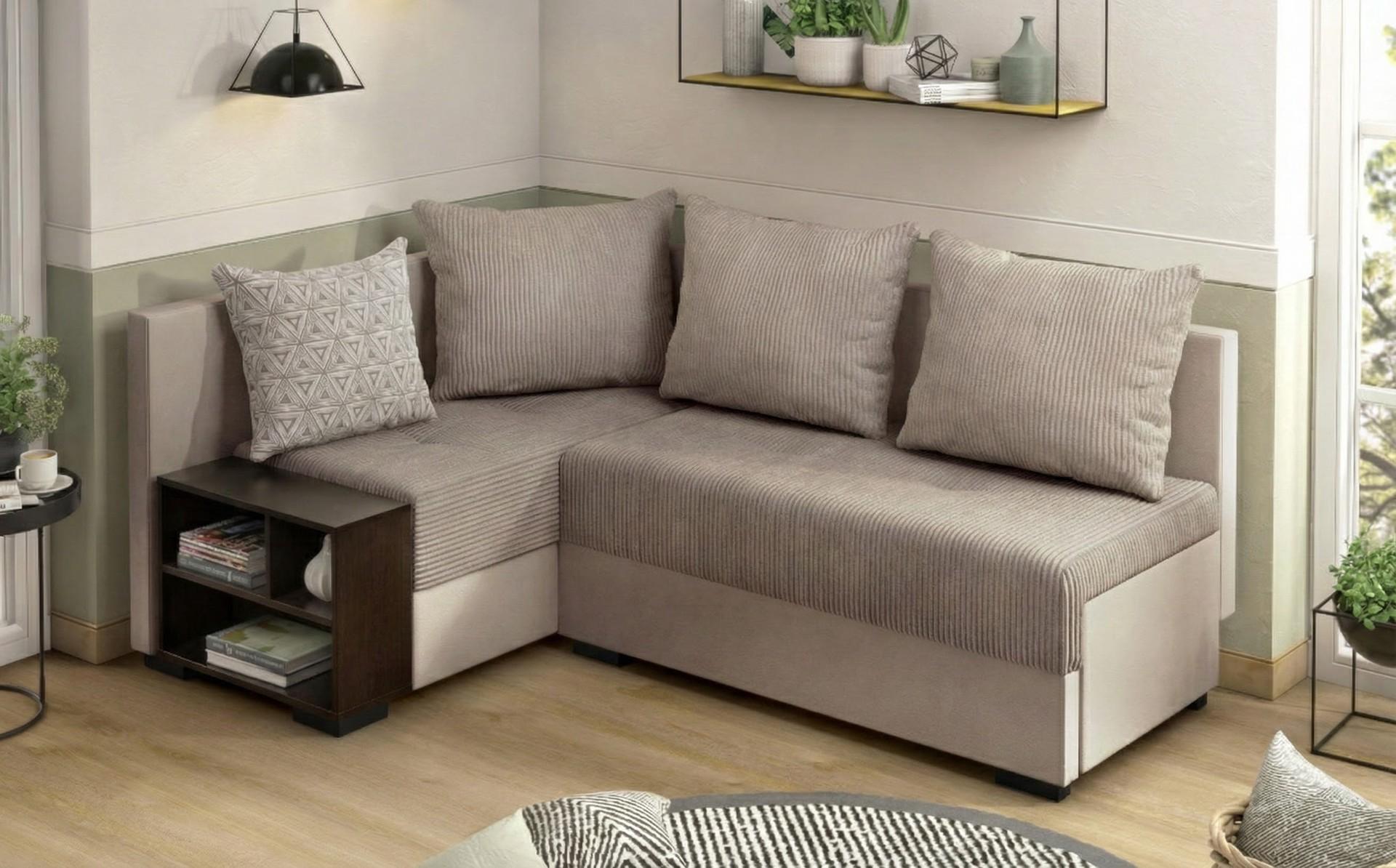 Coltar extensibil cu brat etajera Verdi, bej  2