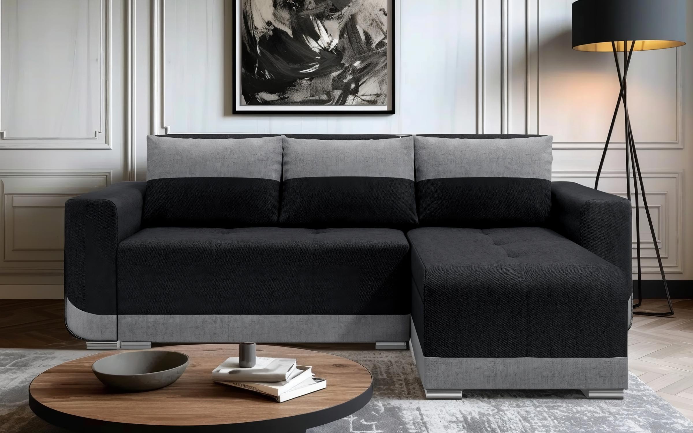 Coltar extensibil Grand, grafit + gri  1