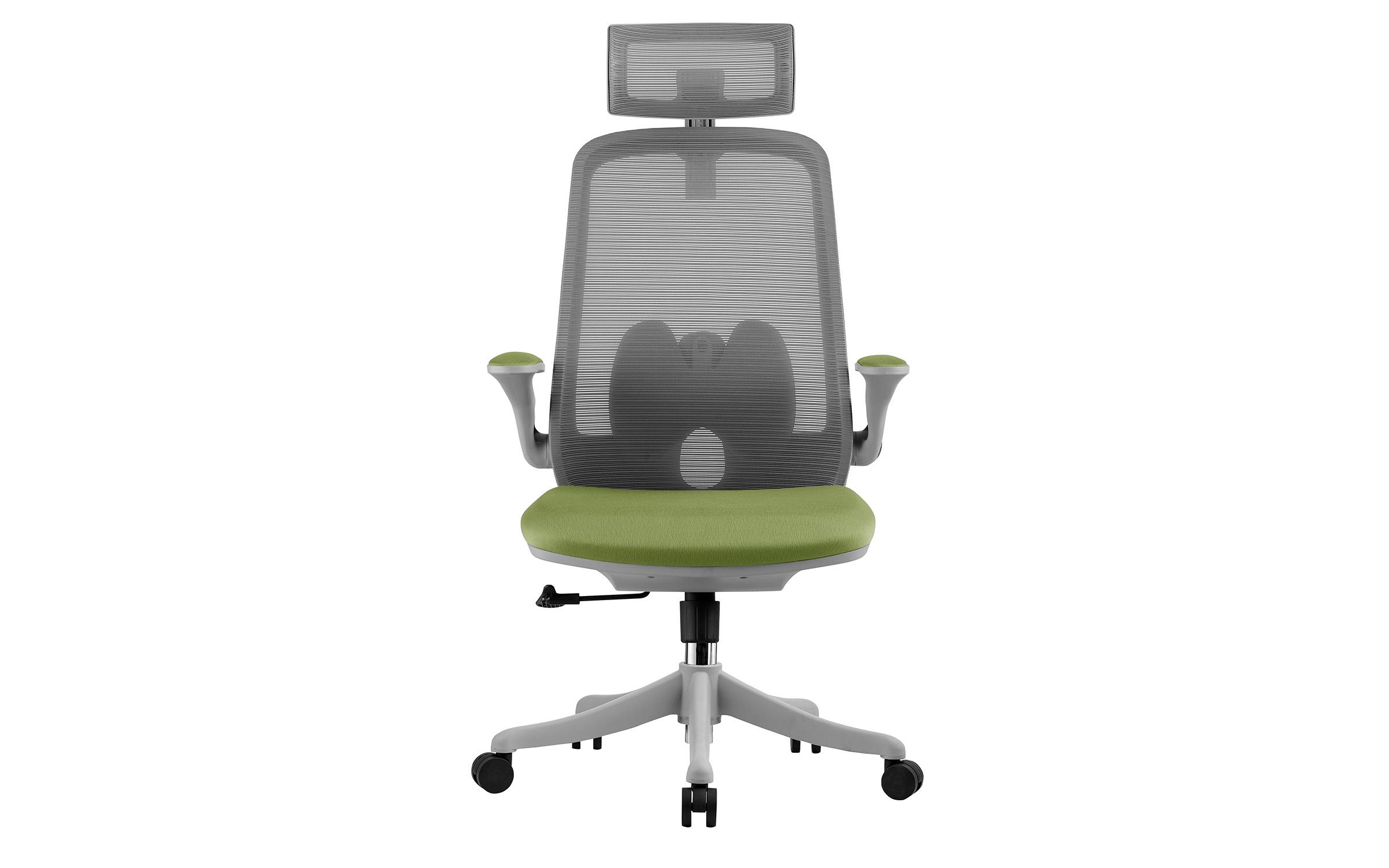 Scaun de birou Marel, gri + verde  1