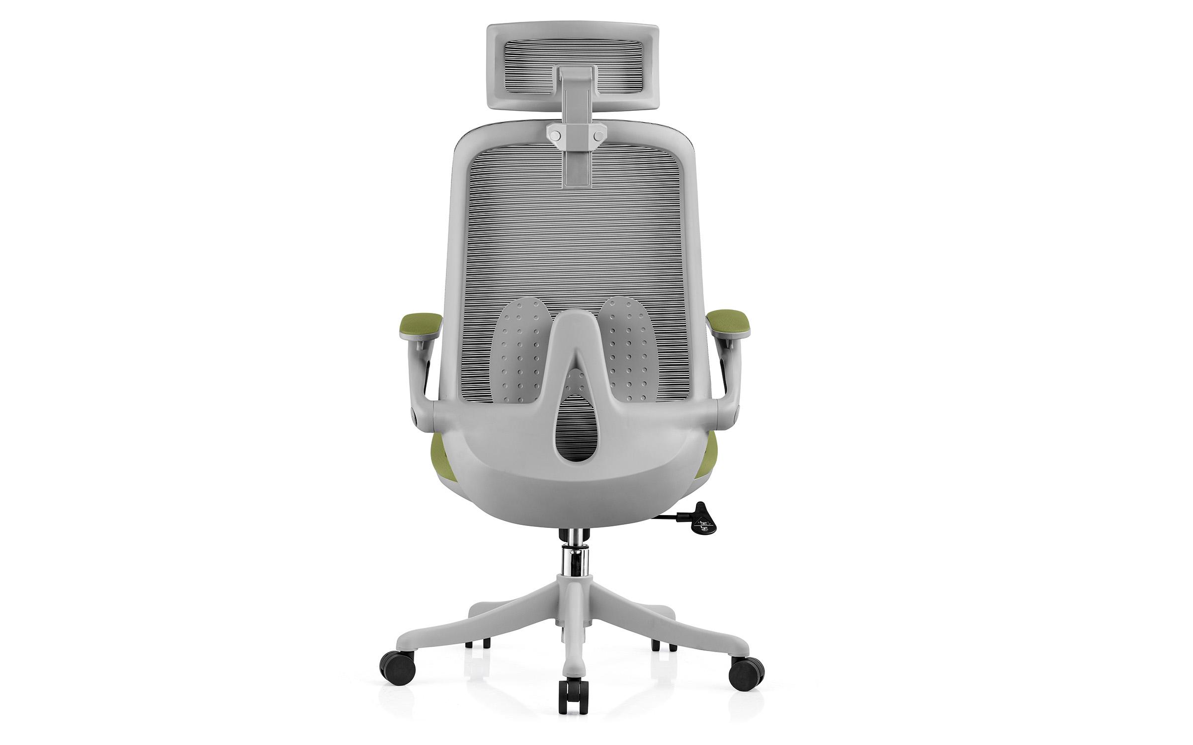 Scaun de birou Marel, gri + verde  2