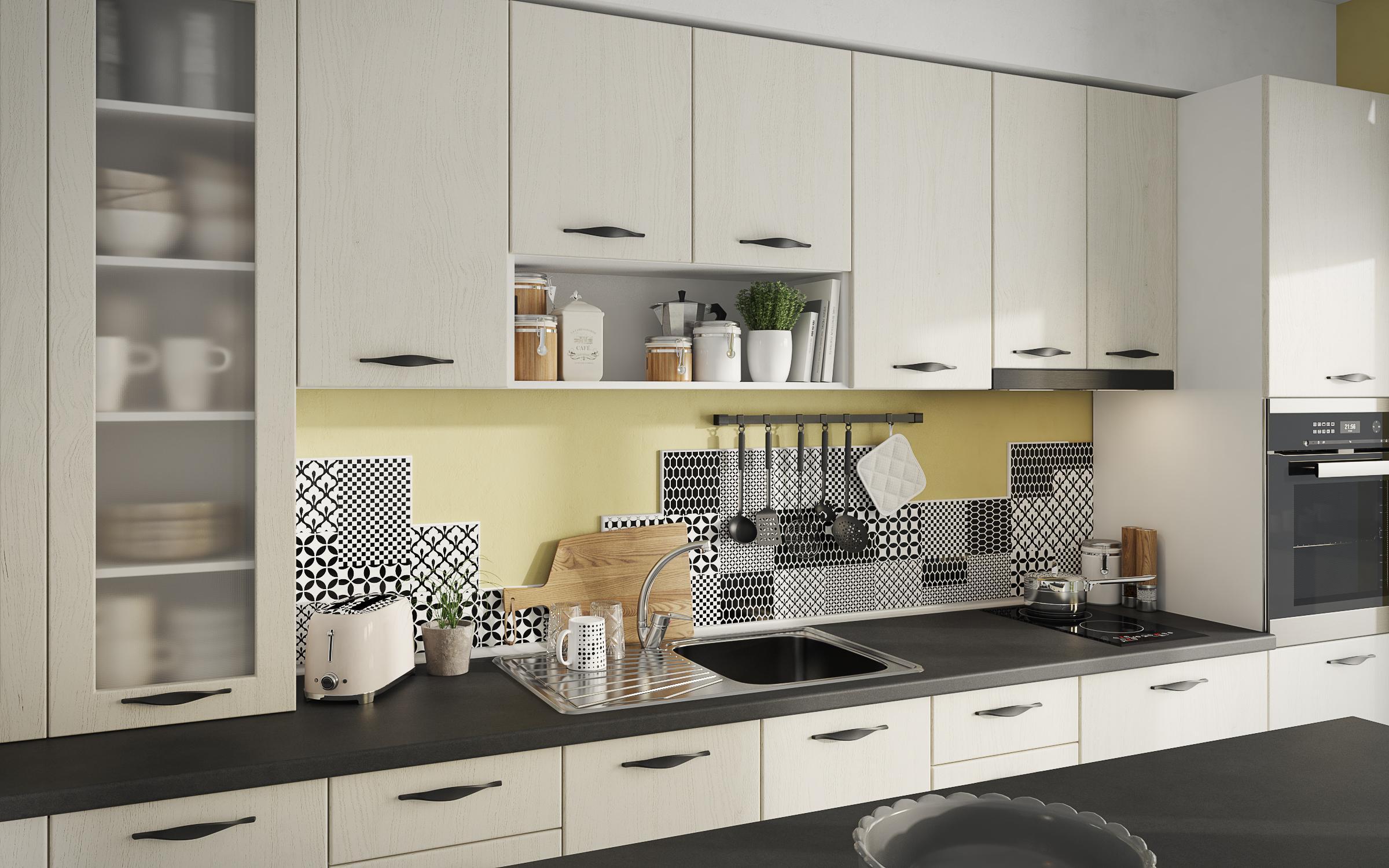 Dulap de bucatarie Simon 24, aspen bej  4