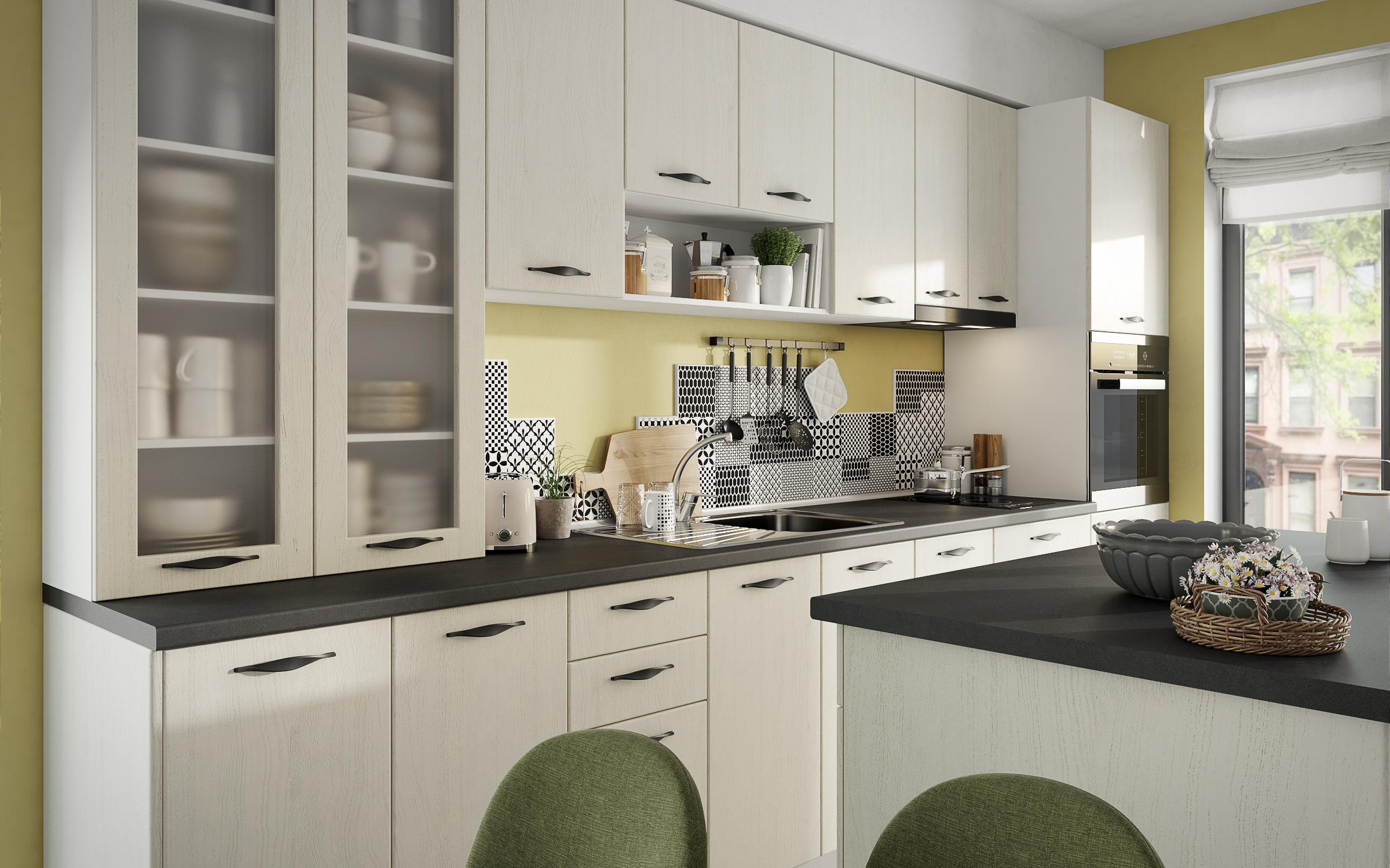 Dulap de bucatarie Simon 24, aspen bej  5