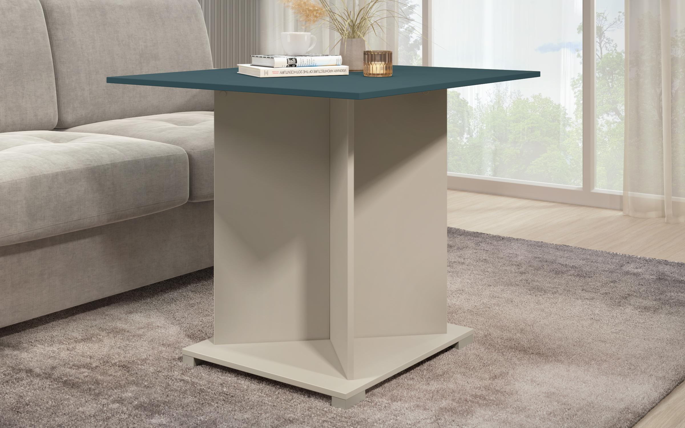 Masuta de cafea Aurea XL, nisipiu mat + petrol  1