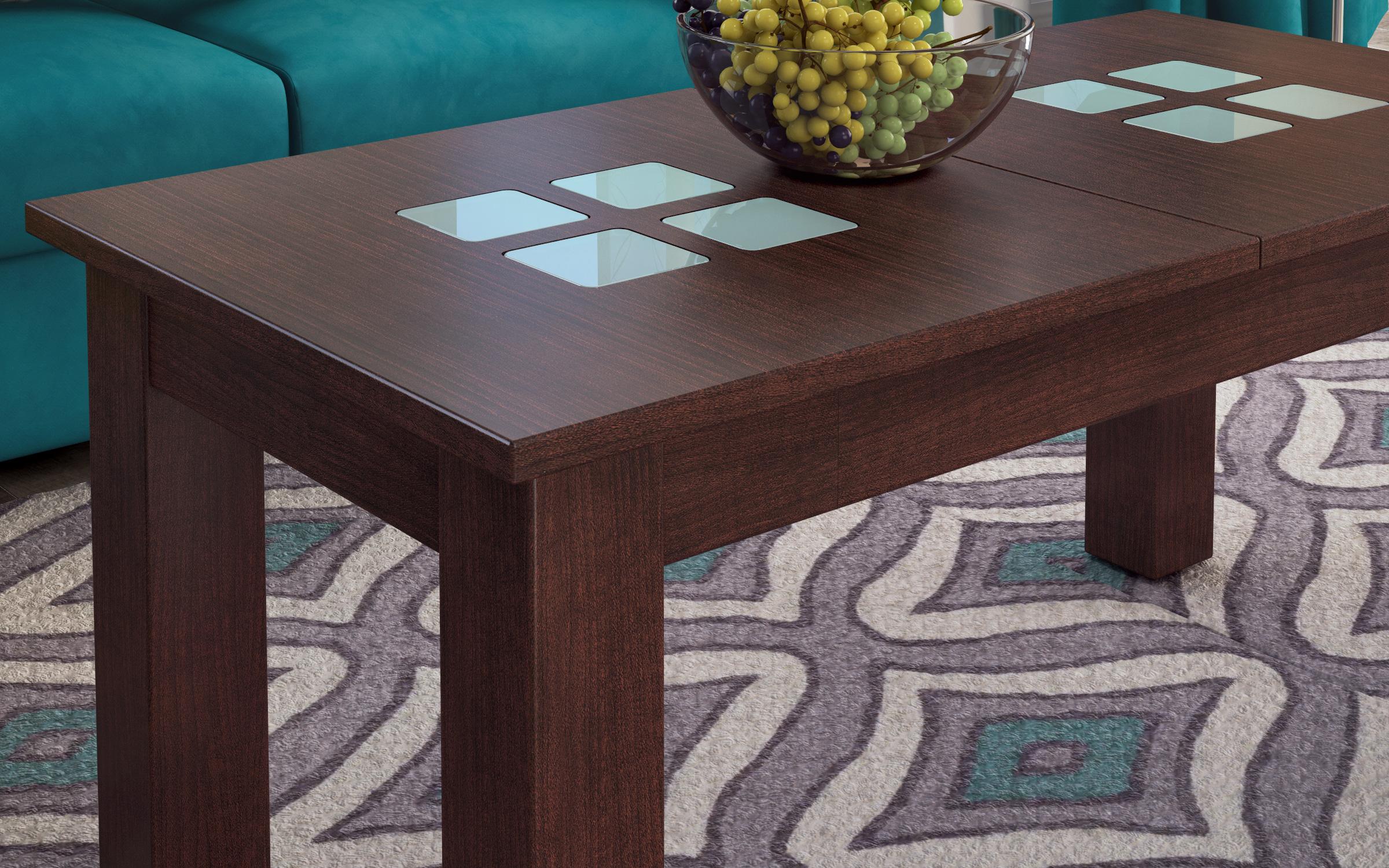 Masuta de cafea Ralina, extensibila, wenge  5