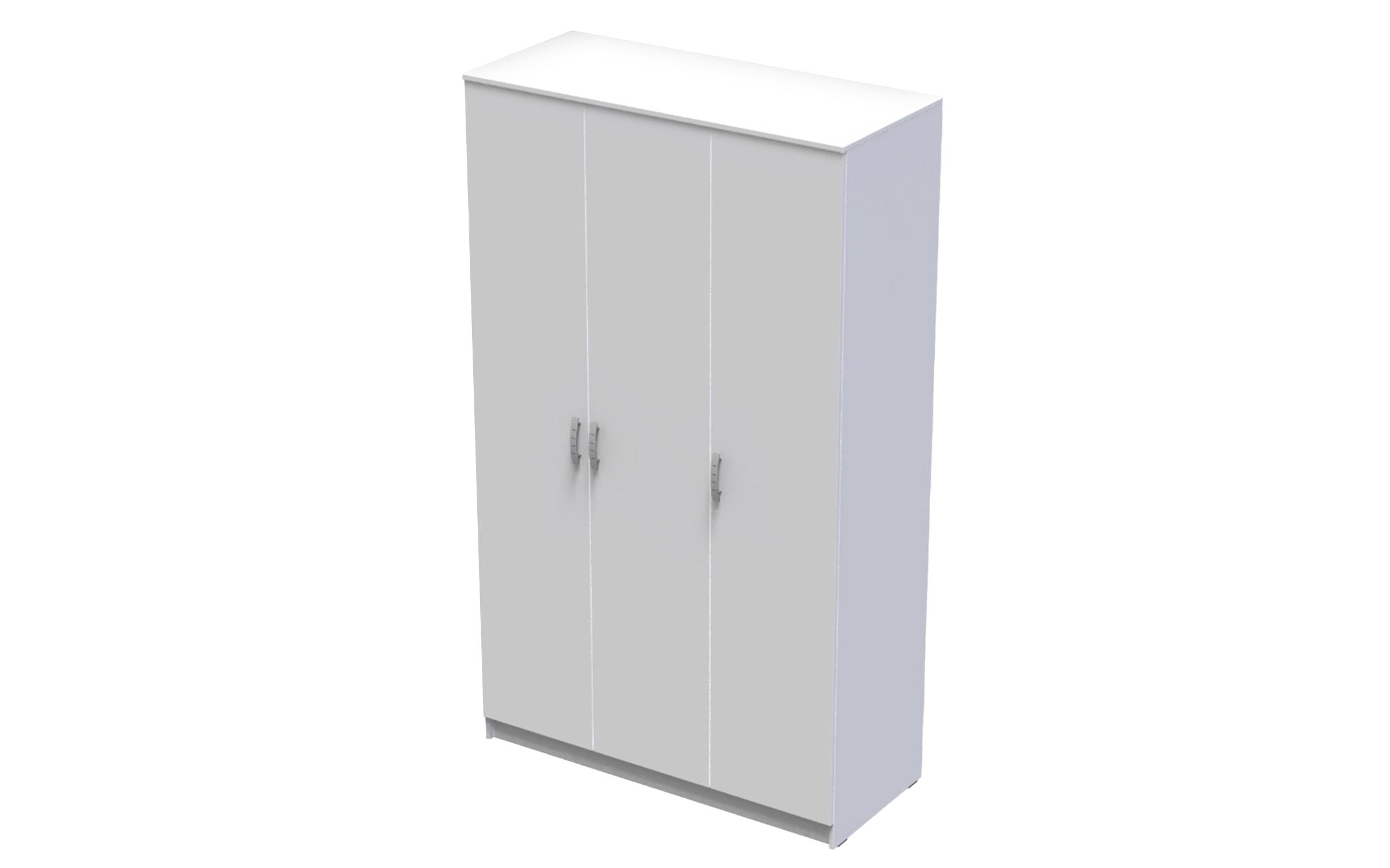 Dulap cu trei usi Tria, textura alba  5