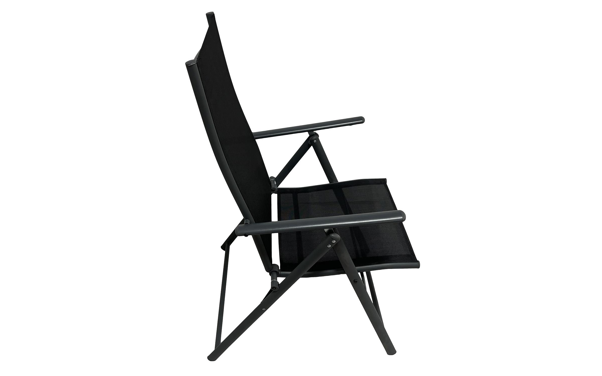 Scaun de gradina /pliabil/ Tendo, negru  3