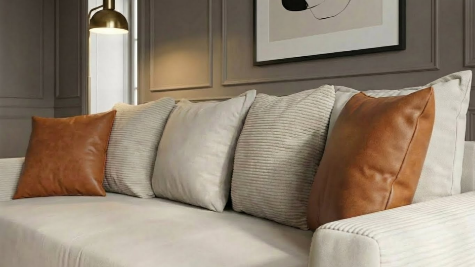 Canapea extensibila Kioto, bej deschis + maro deschis  4