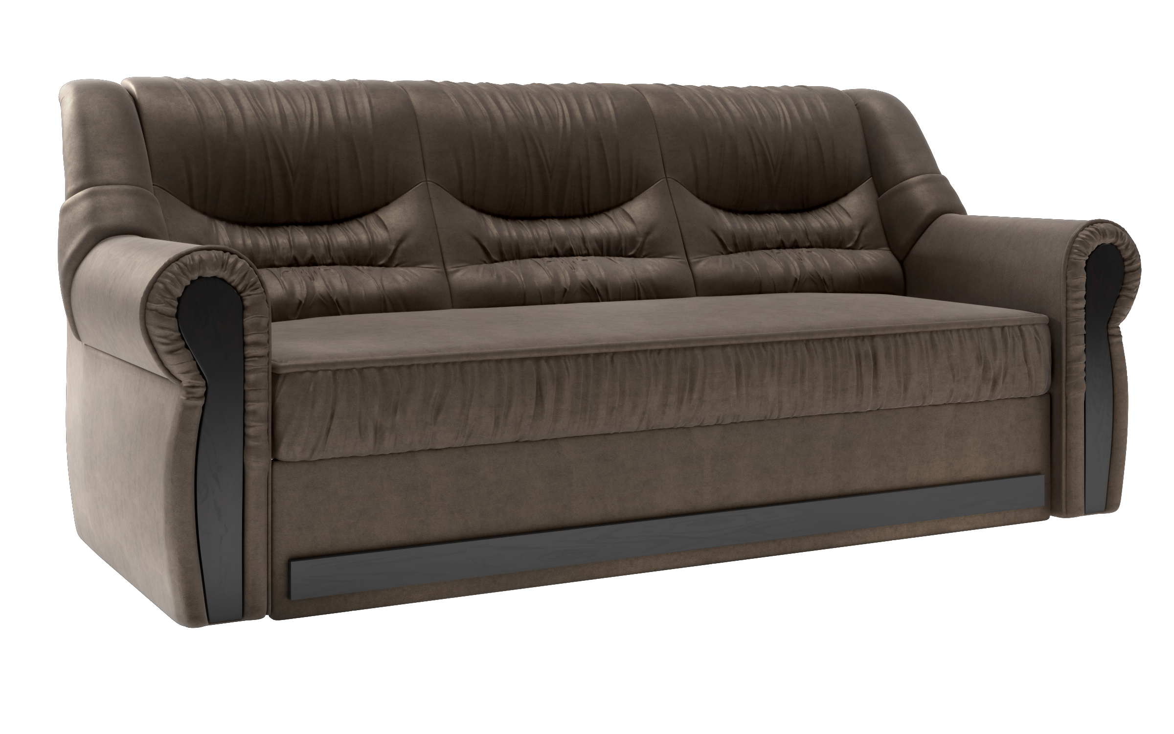 Canapea extensibila Imperial, maro inchis  1