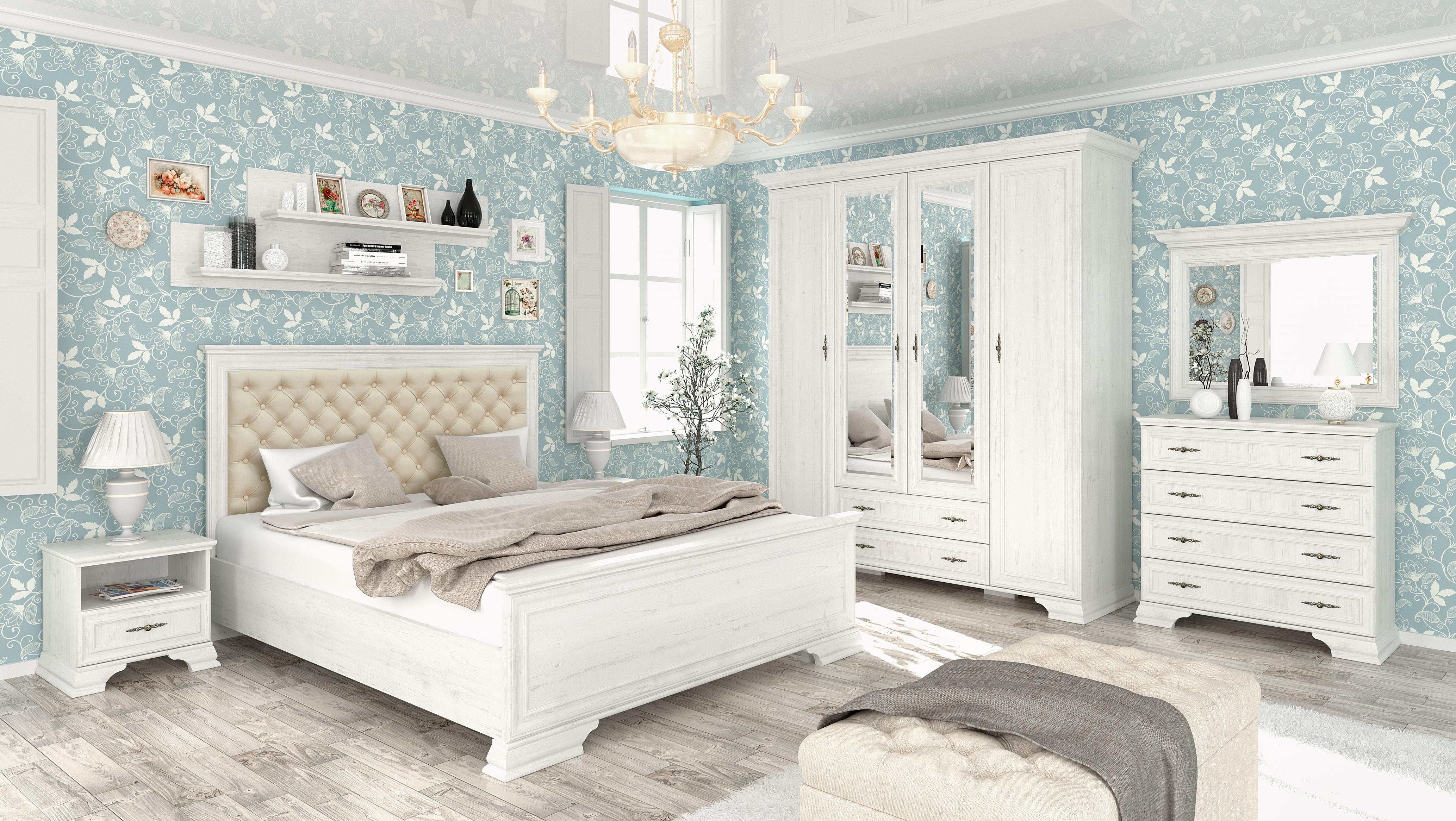 Pat dublu tapitat Alexa pentru saltea 160/200, pin Andersen Lux  2