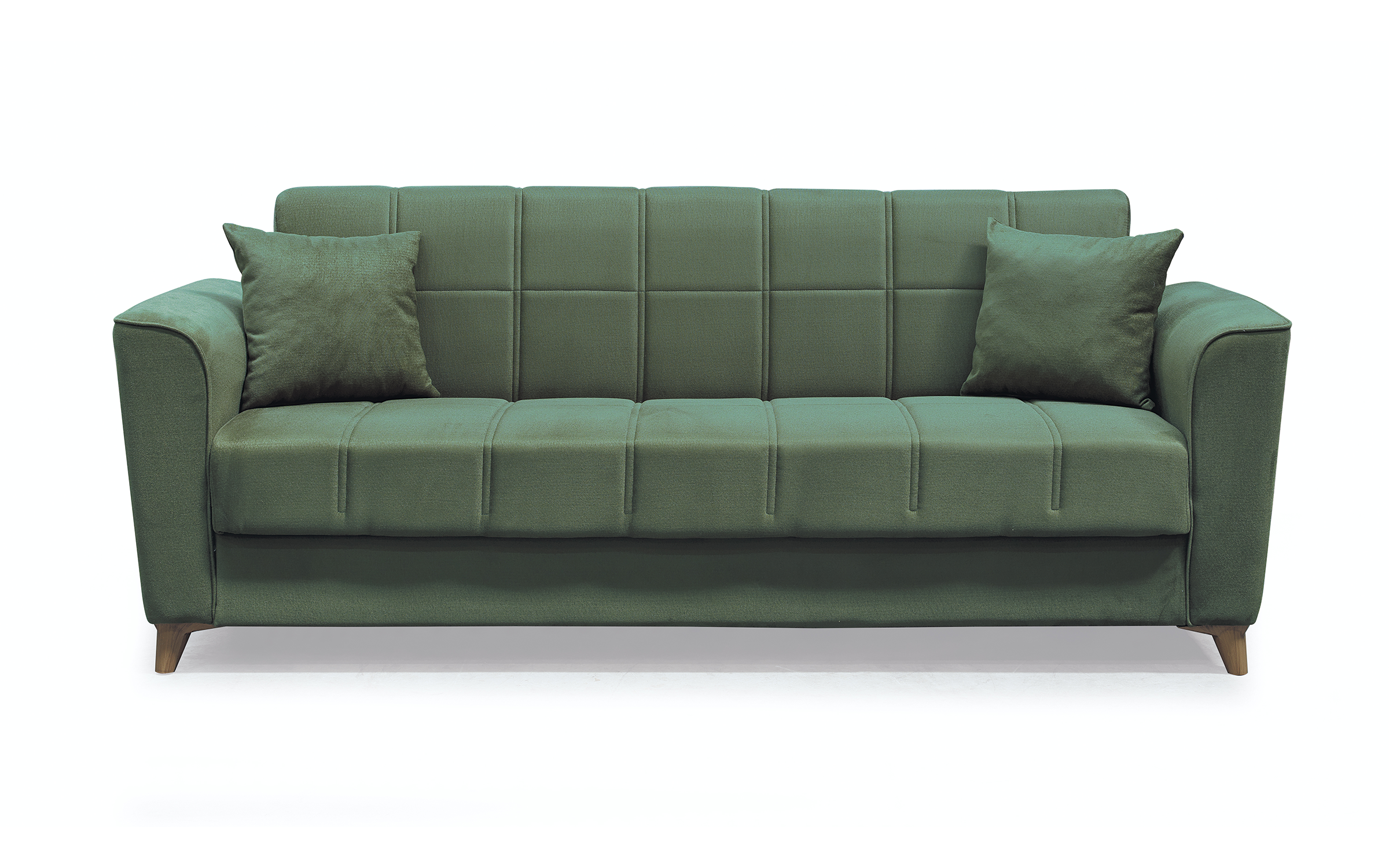 Canapea extensibila click- clack Nortis, verde  3