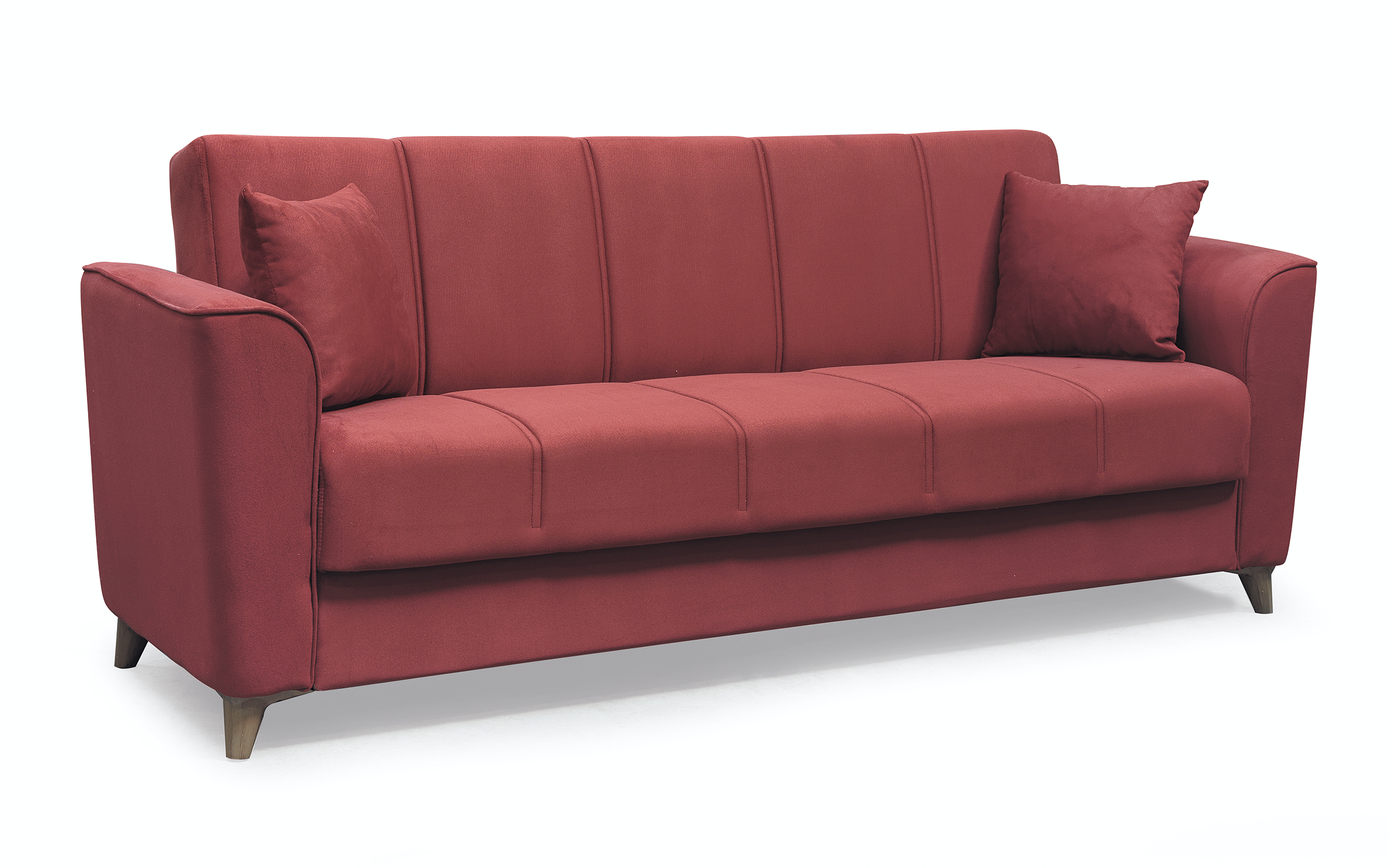 Canapea extensibila click- clack Aremis, rosu  2