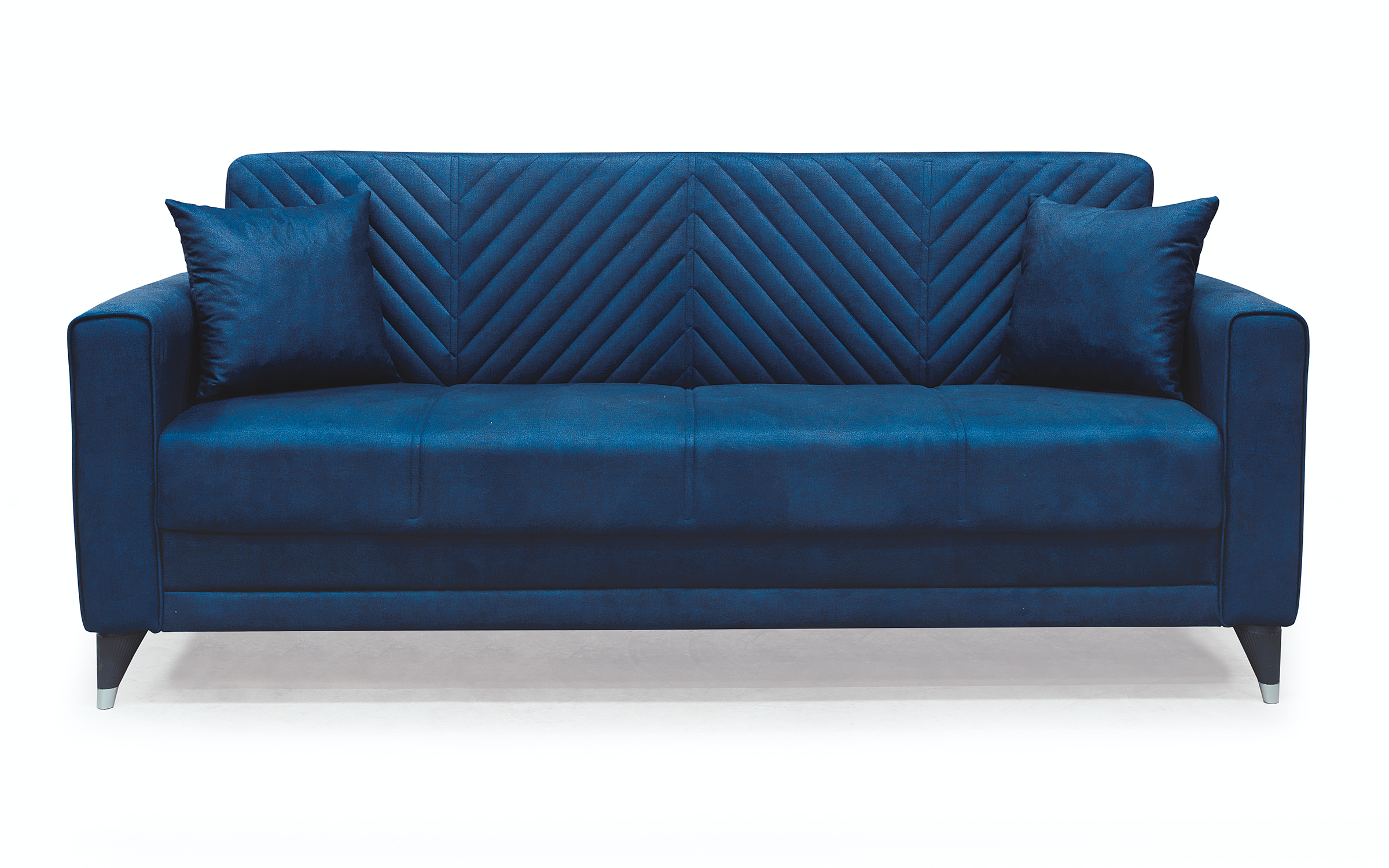 Canapea extensibila click- clack Lorino, albastru  3