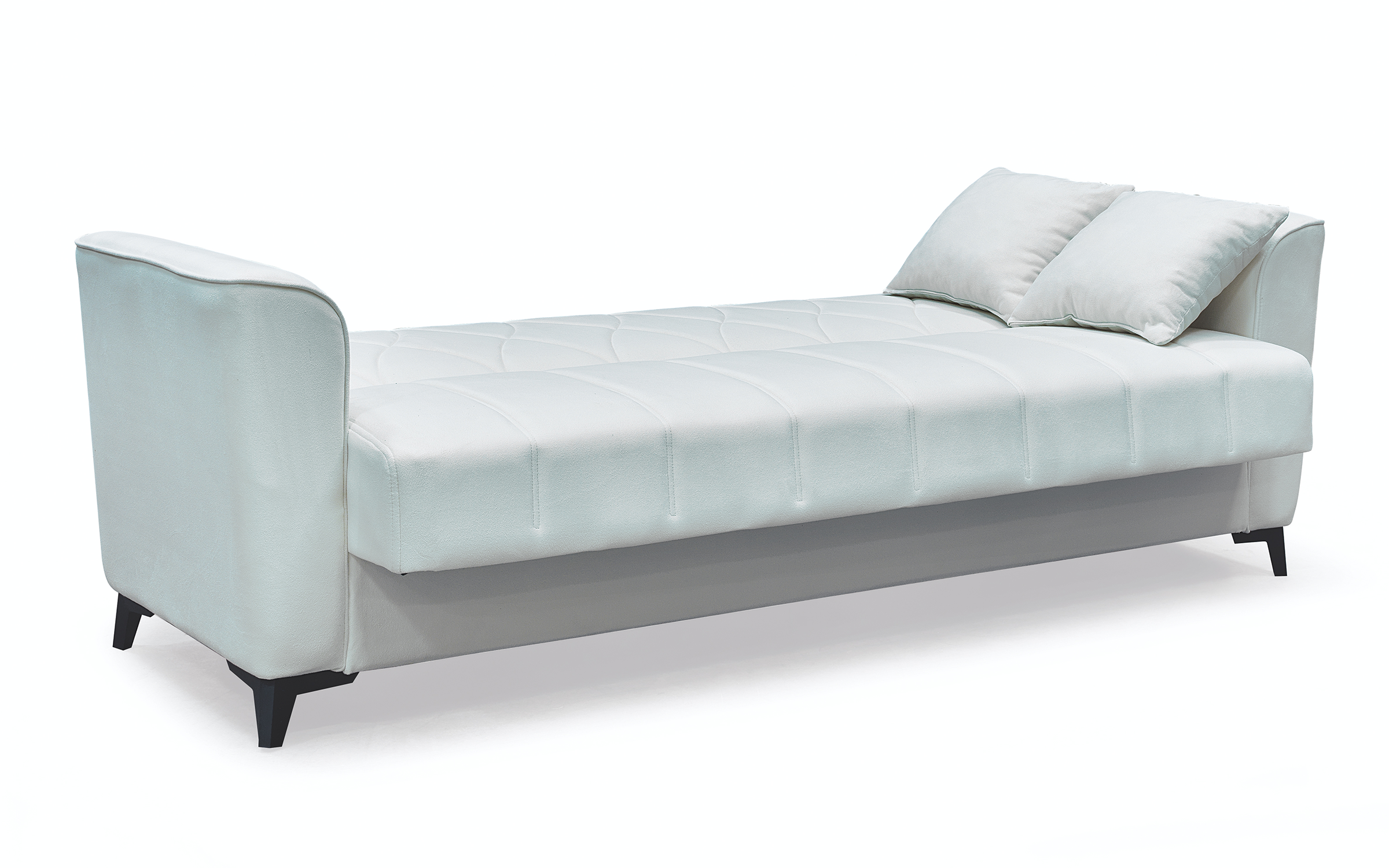 Canapea extensibila click- clack Eliro, crem  5