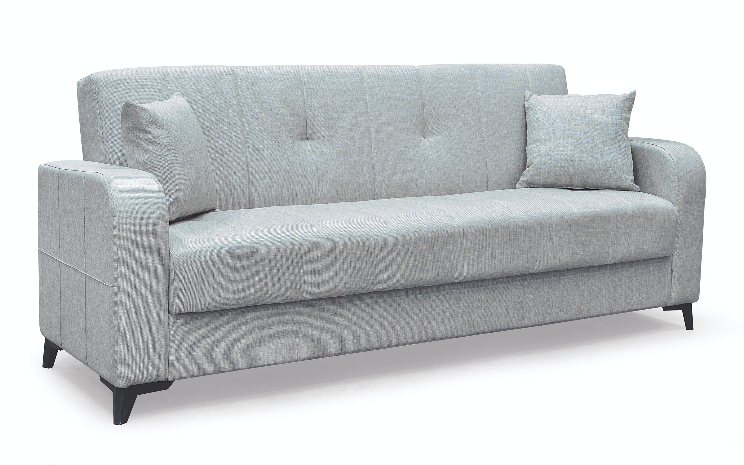 Canapea extensibila click- clack Damiano, gri  2