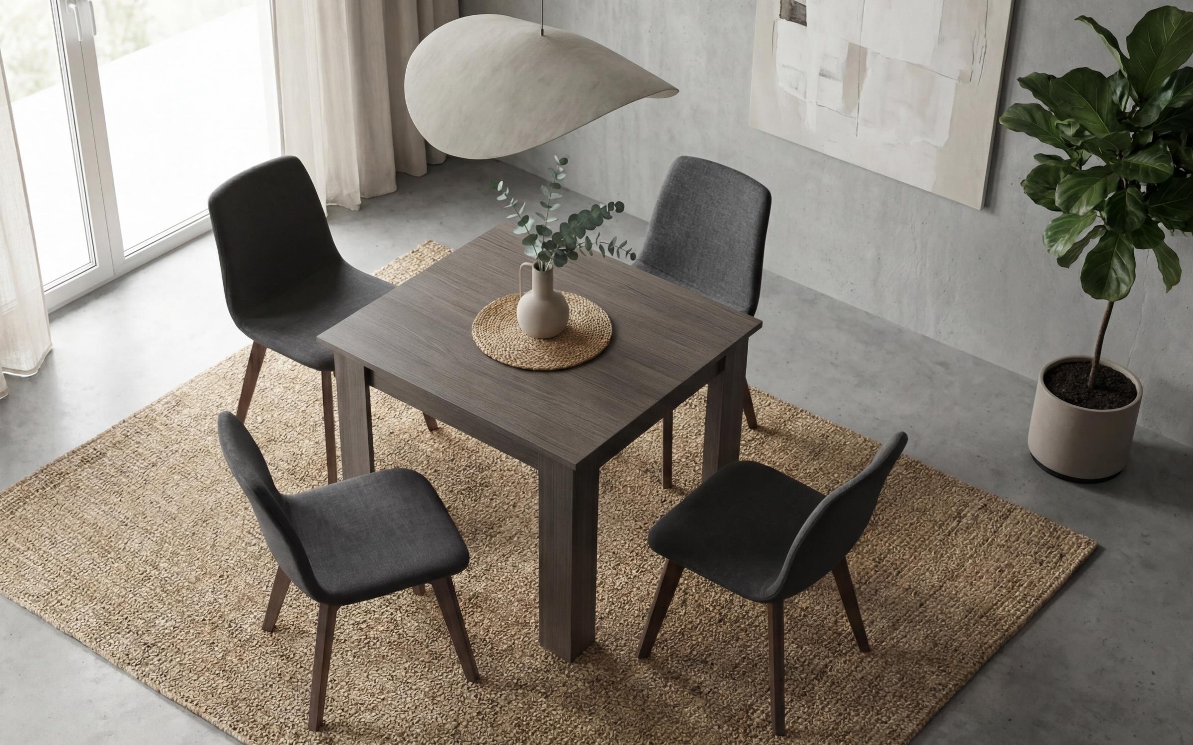 Masa dining Kadens, stejar antracit  5