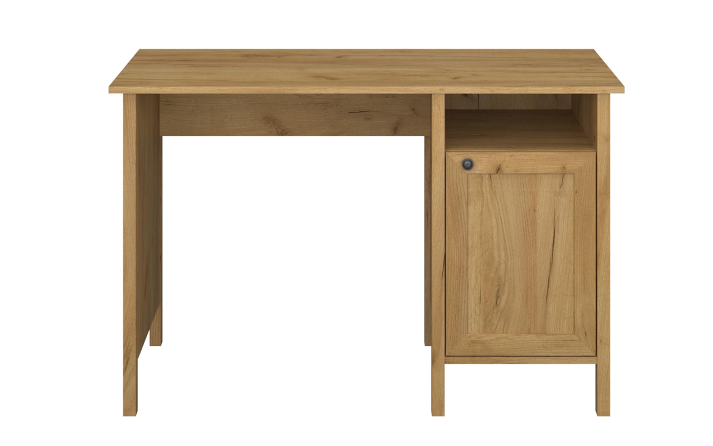 Birou Maliva, stejar craft auriu  2