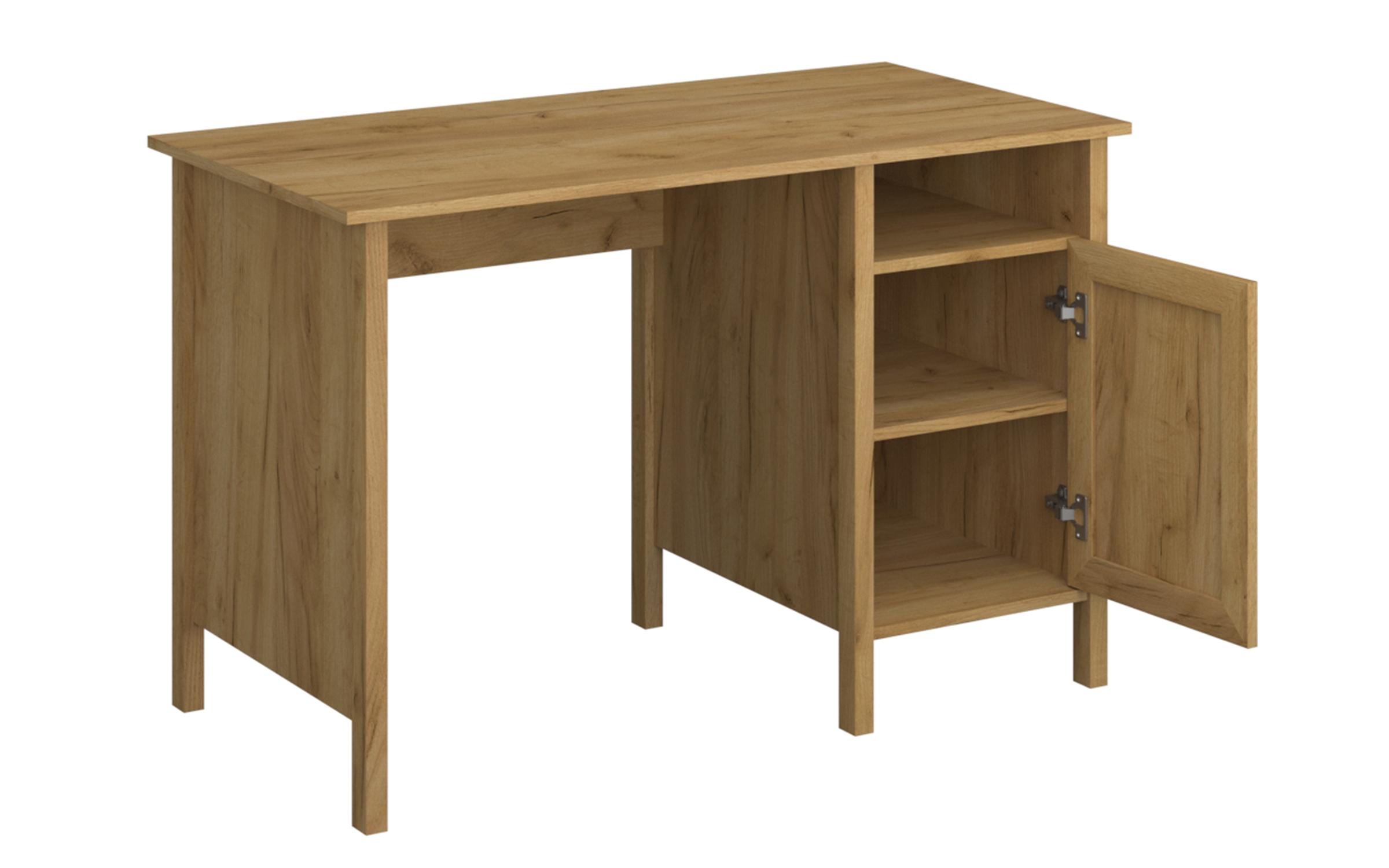 Birou Maliva, stejar craft auriu  3