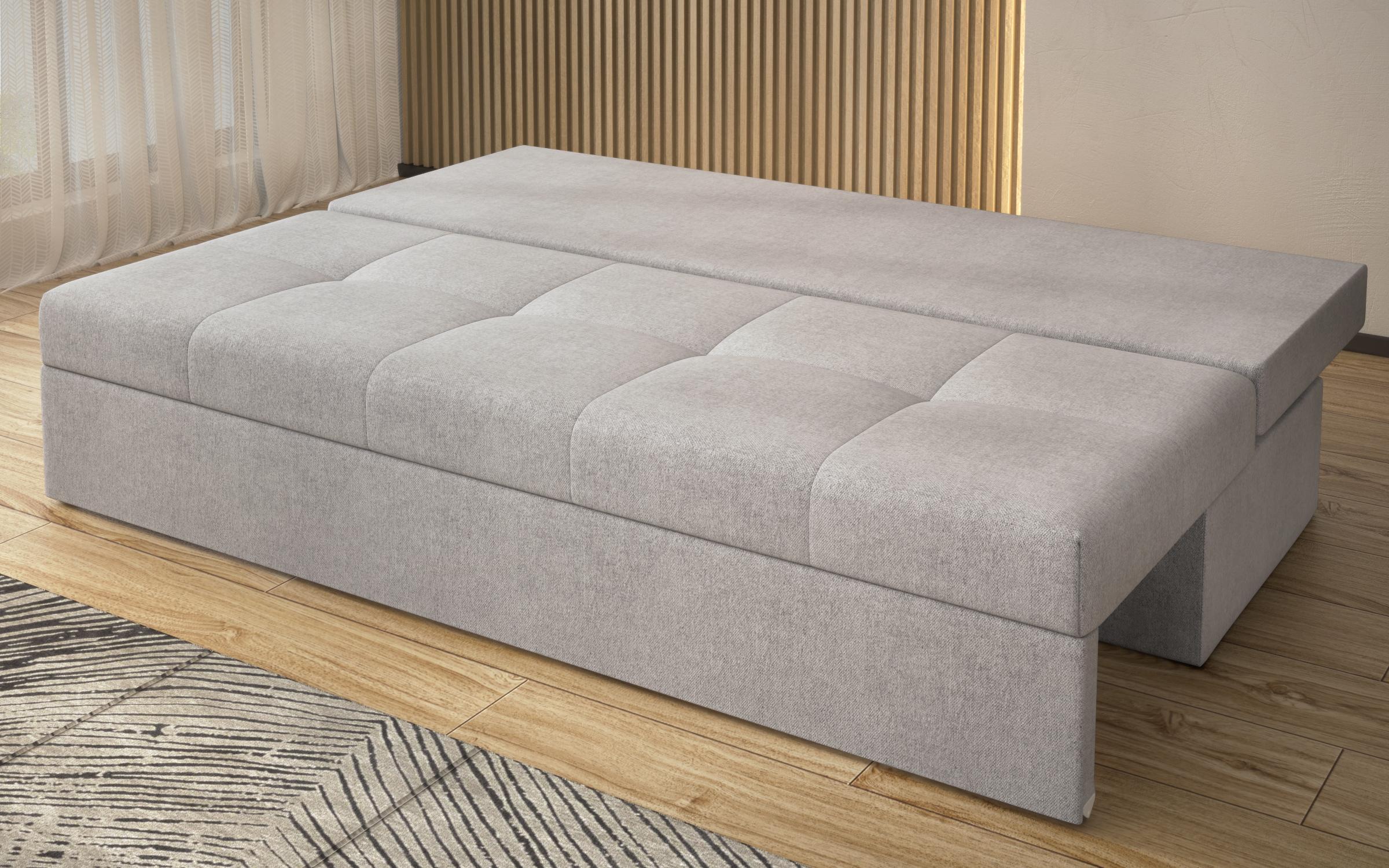 Canapea extensibila Aleto, gri deschis  4