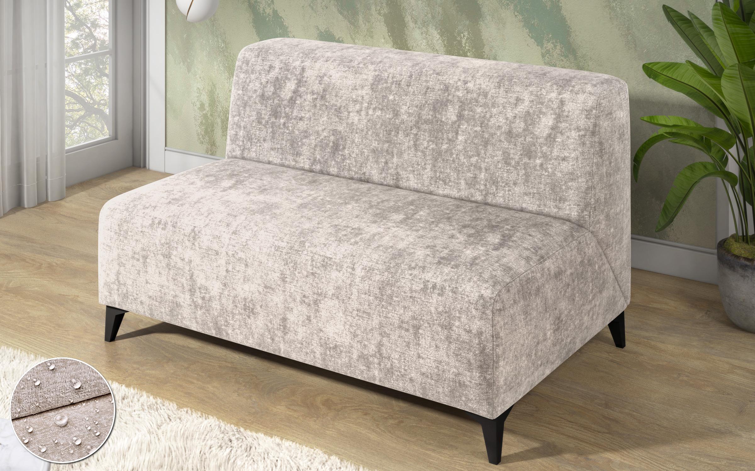 Canapea 2 locuri Aruba, bej deschis  4