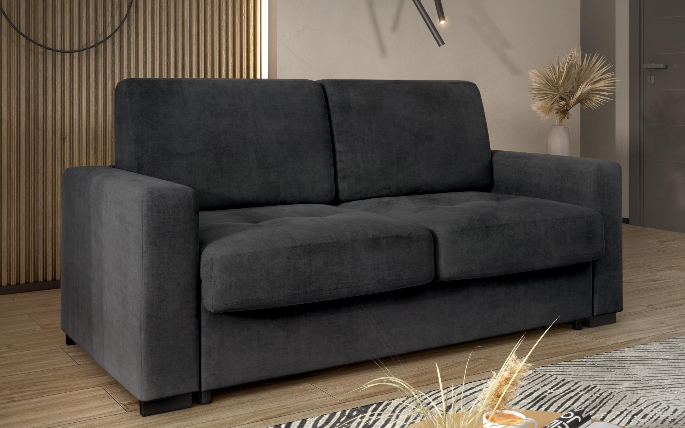 Canapea extensibila Barion, gri inchis  2