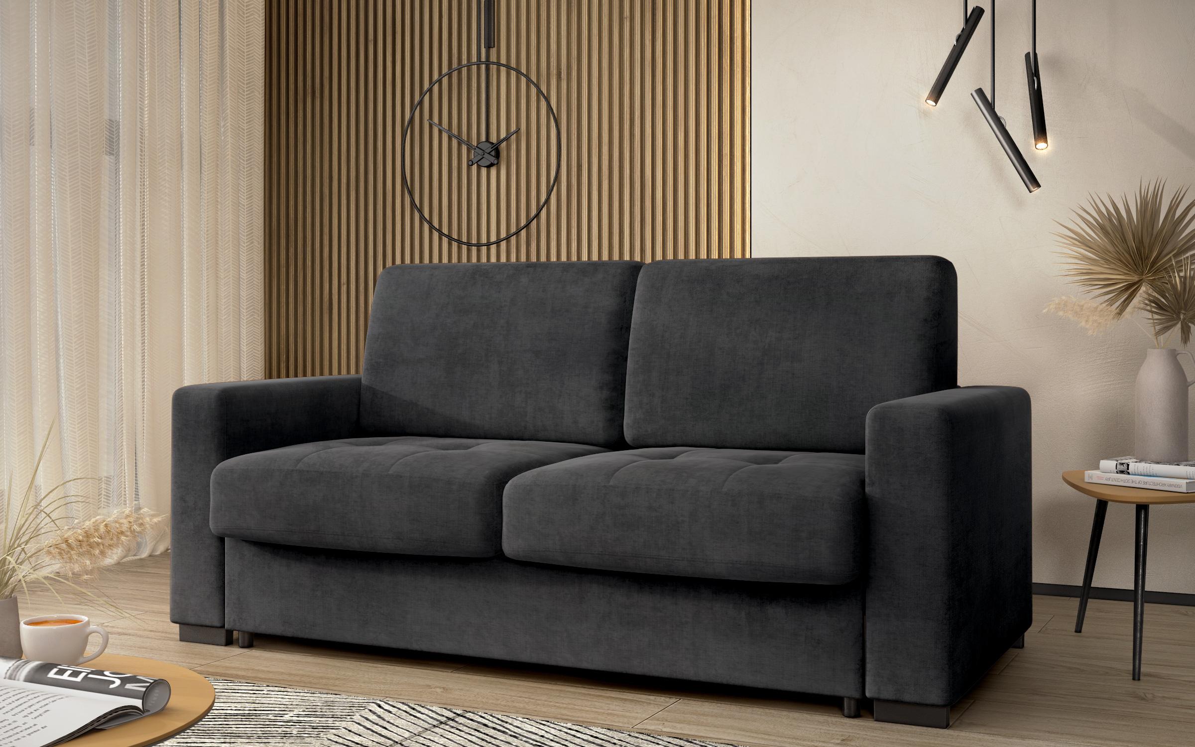 Canapea extensibila Barion, gri inchis  3