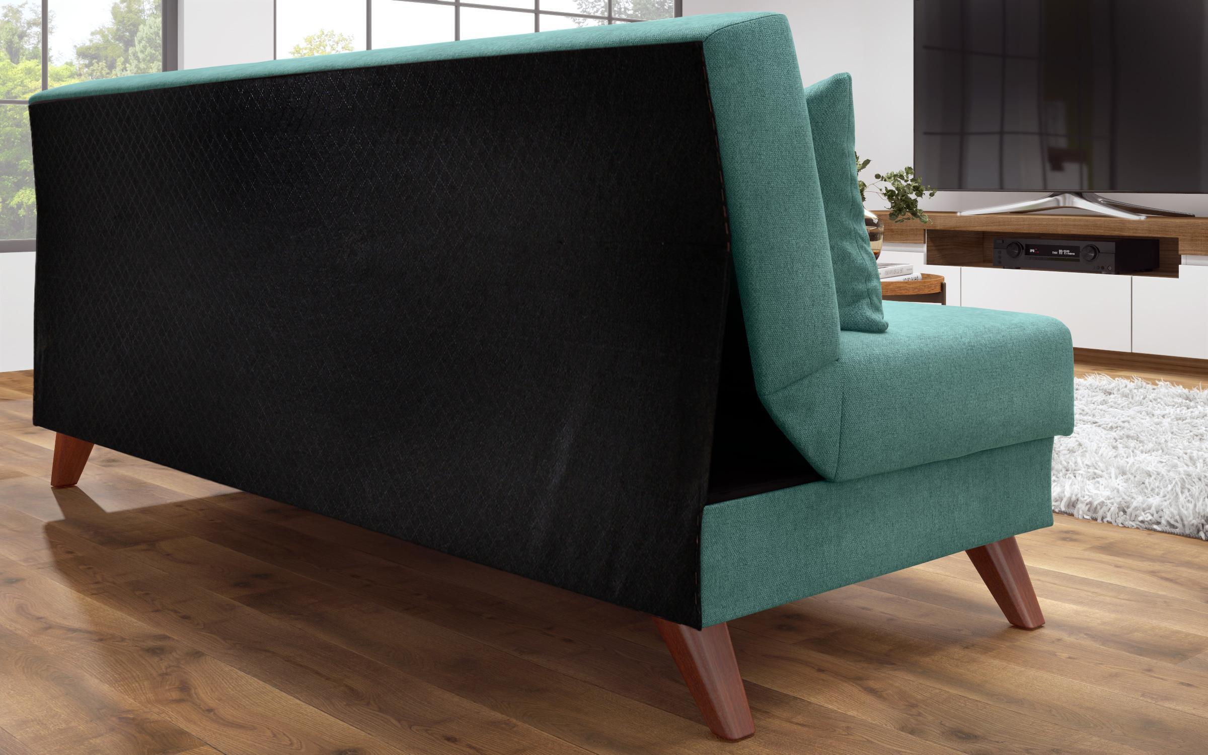 Canapea extensibila click- clack Brent, turcoaz  6