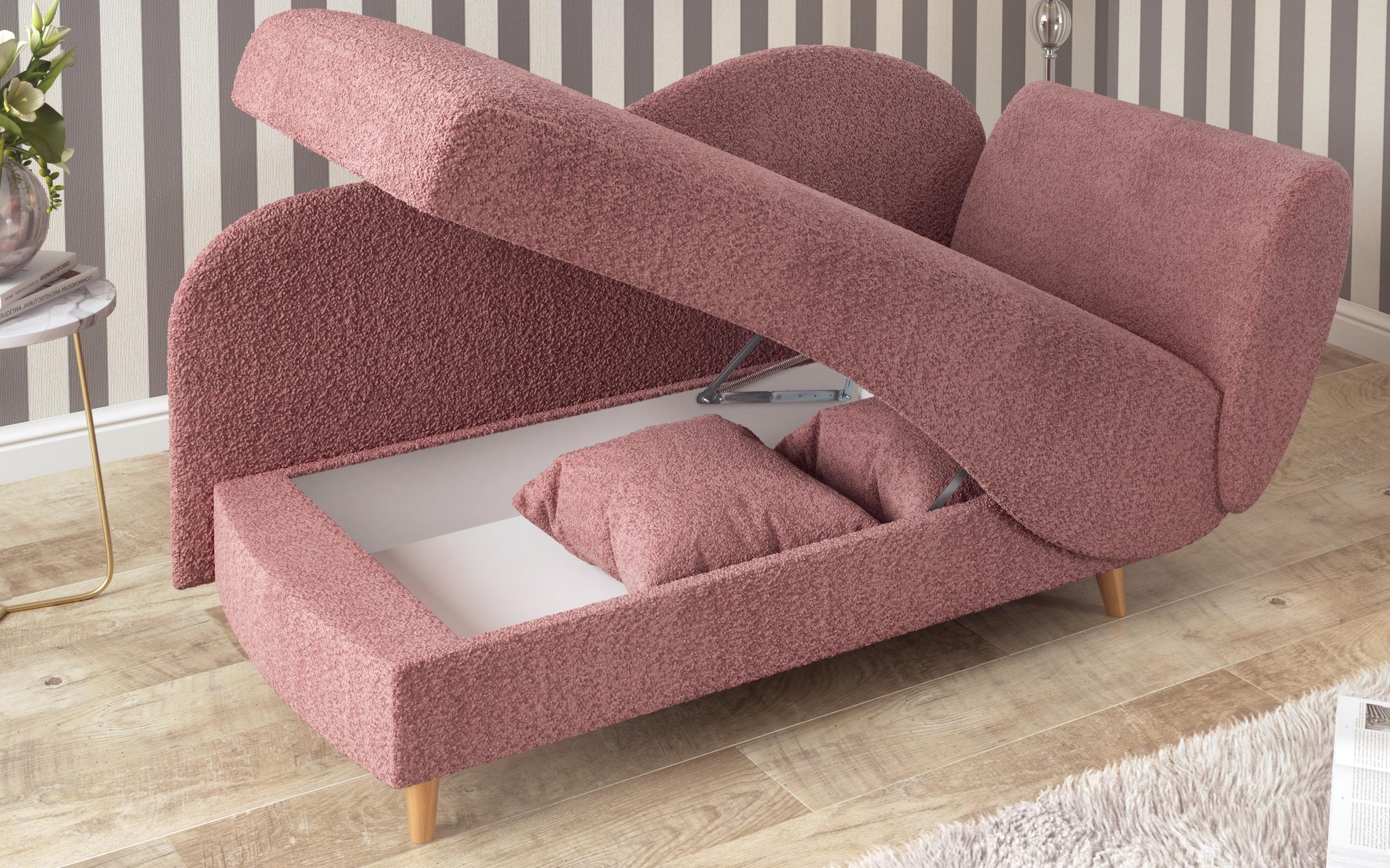 Canapea Daril, roz  9