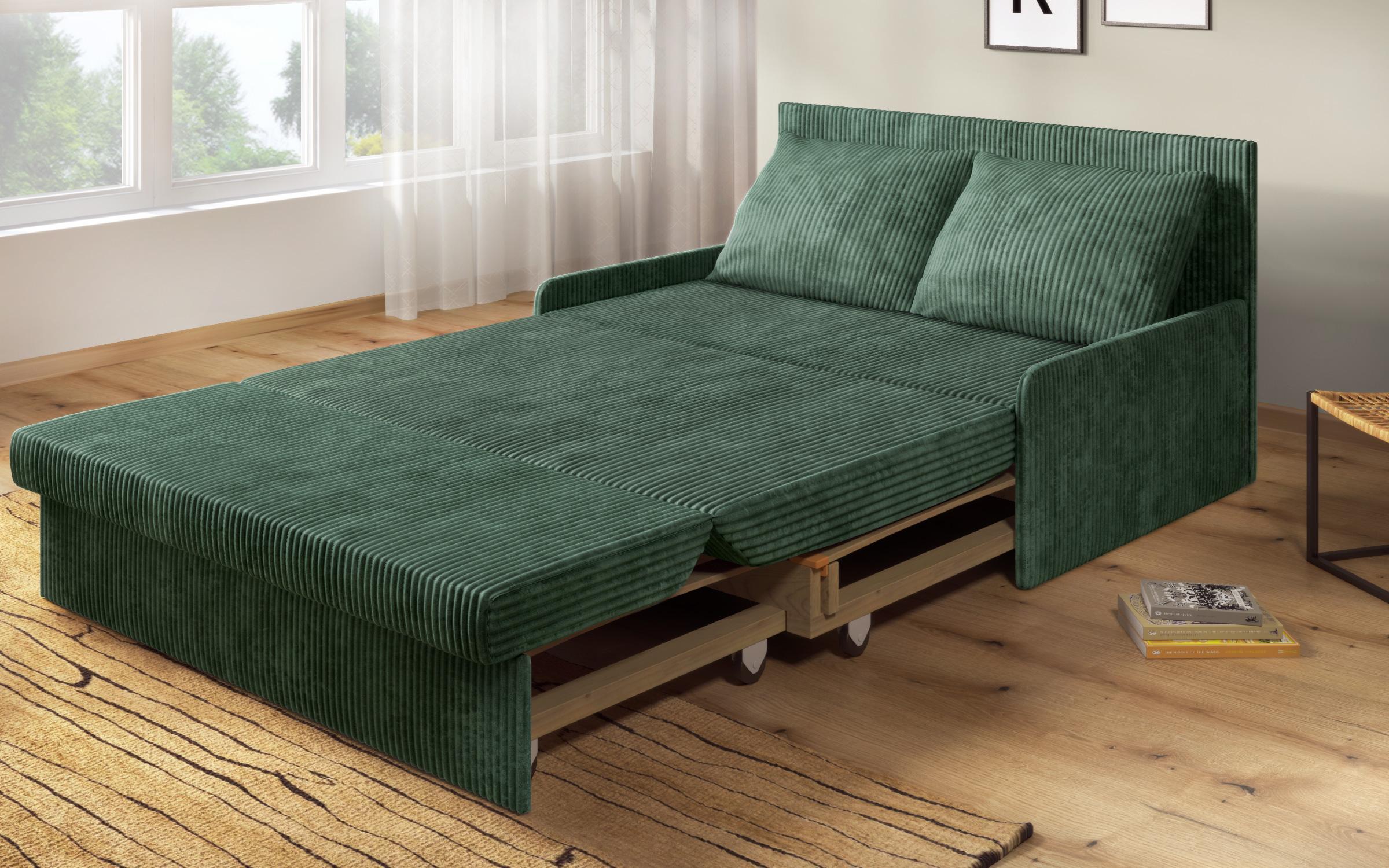 Canapea extensibila Caddy, verde  6
