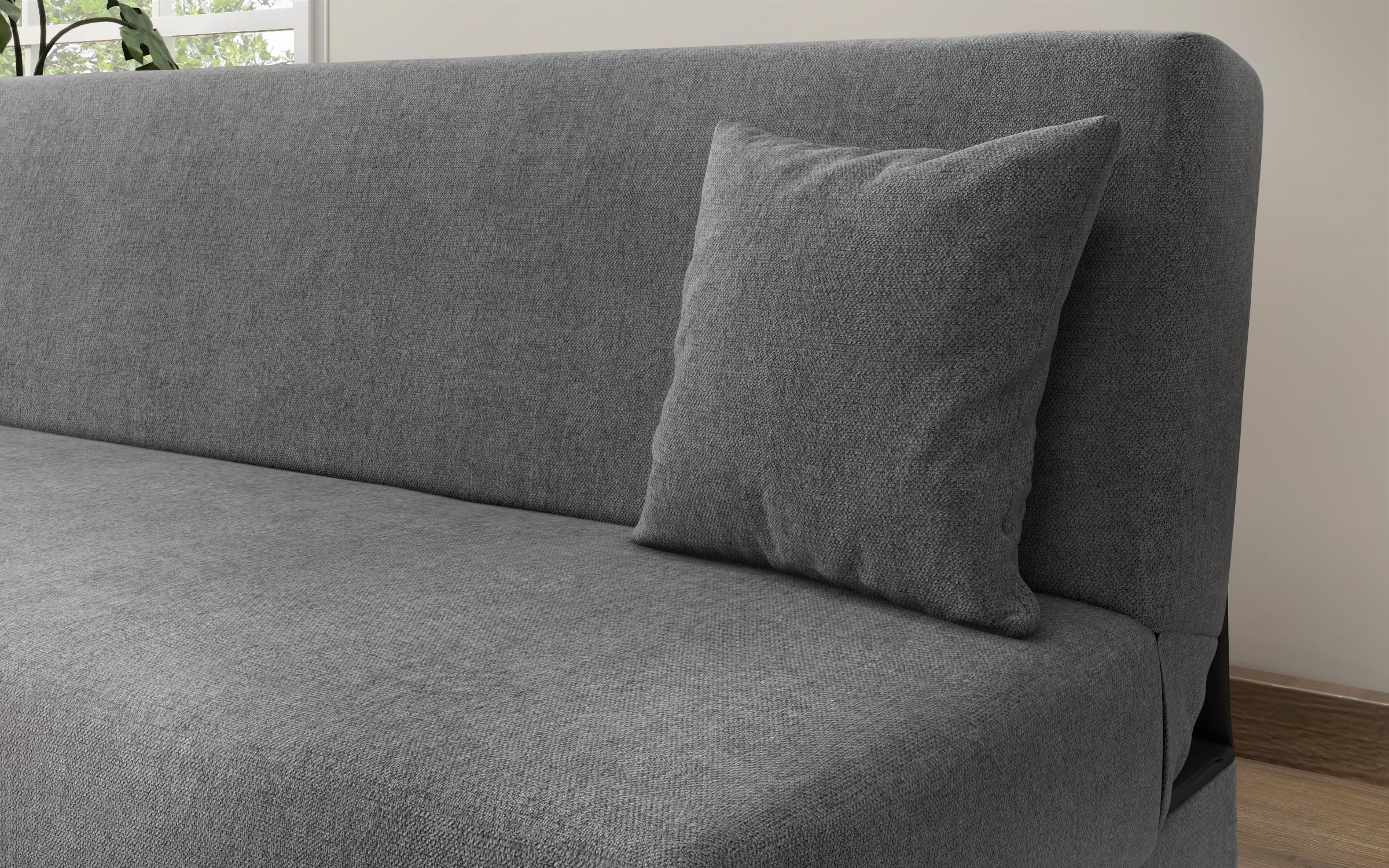 Canapea extensibila click- clack Lendo, gri  4