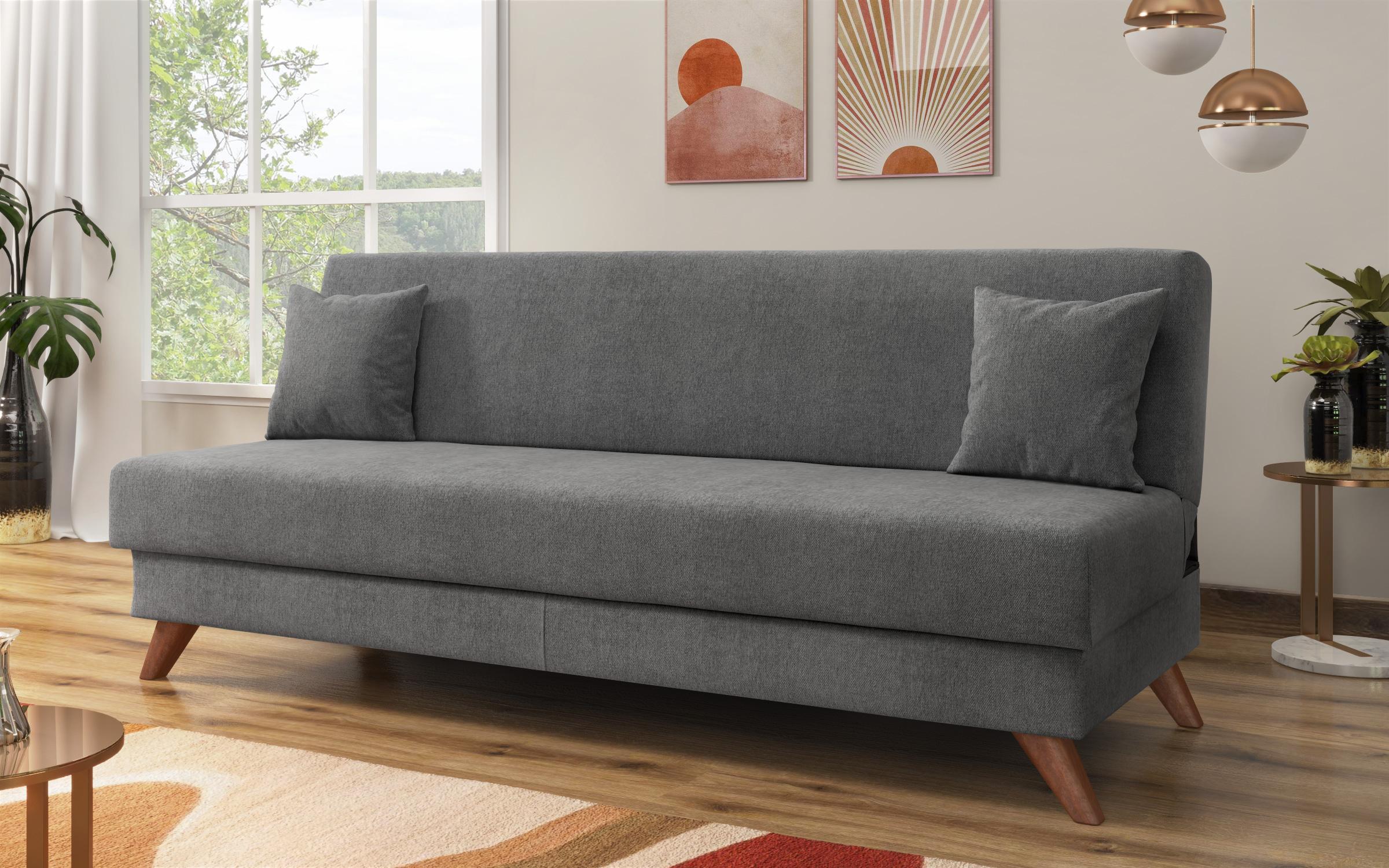 Canapea extensibila click- clack Lendo, gri  2