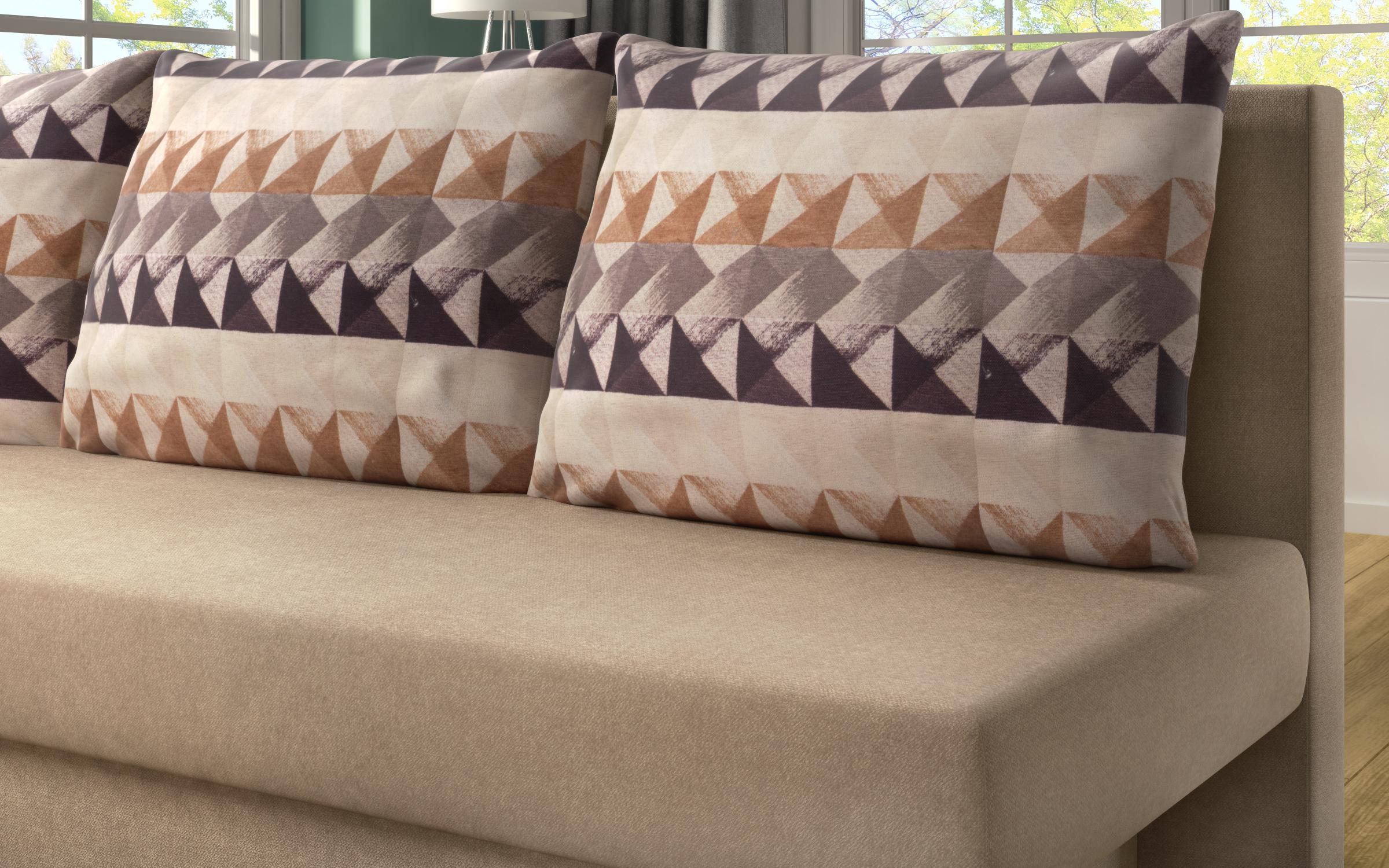 Canapea extensibila Marty, bej + print  4