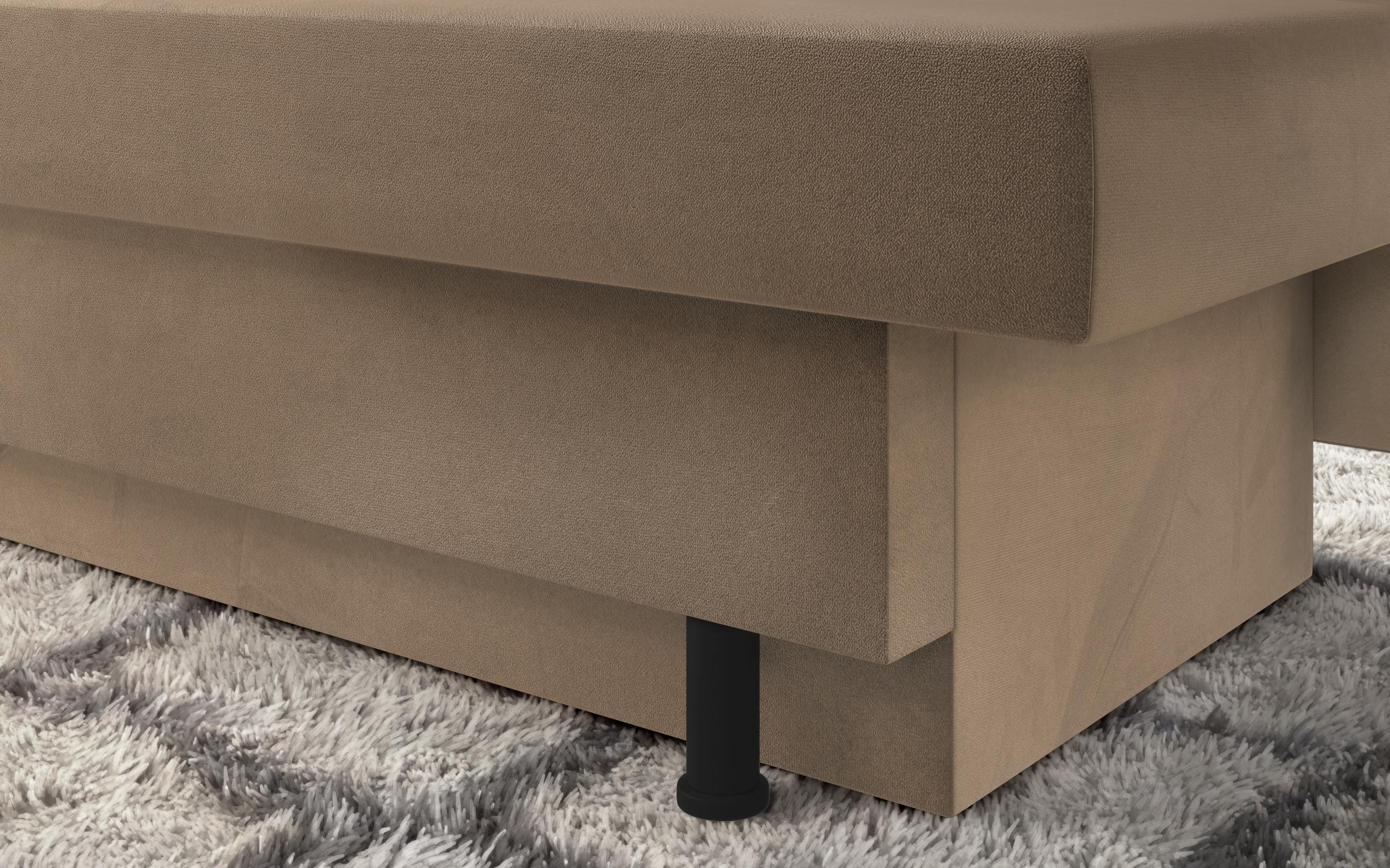Canapea extensibila Marty, bej deschis + maro  5
