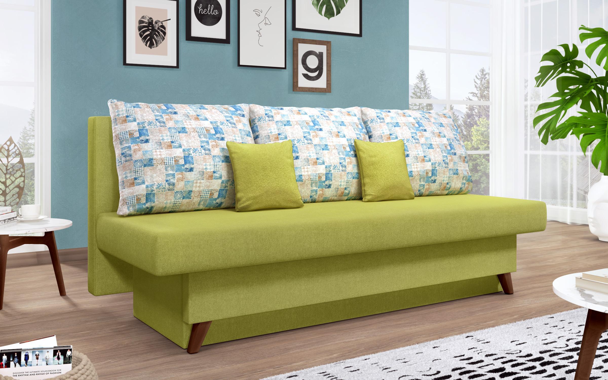 Canapea extensibila Marty, verde  2