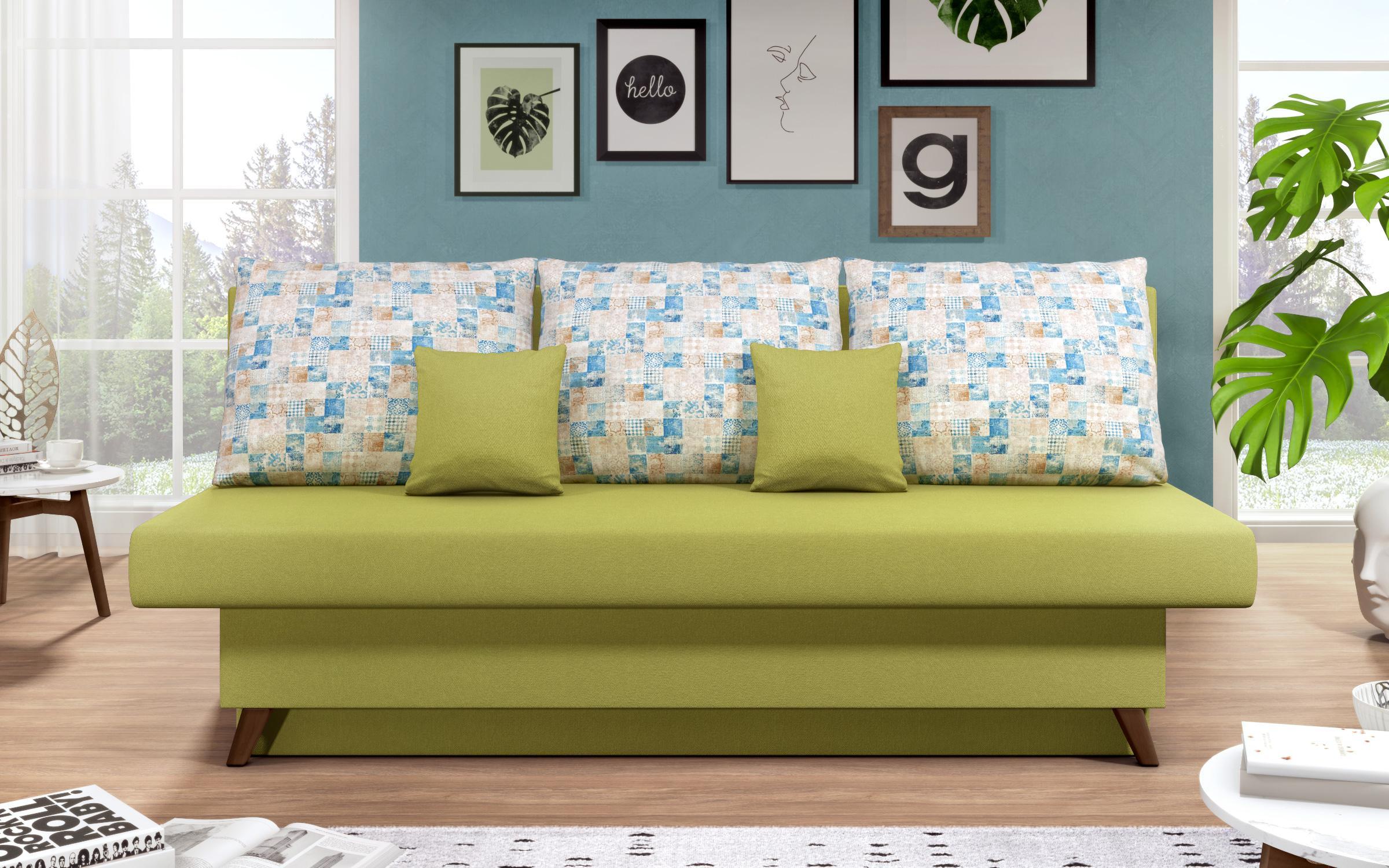 Canapea extensibila Marty, verde  1