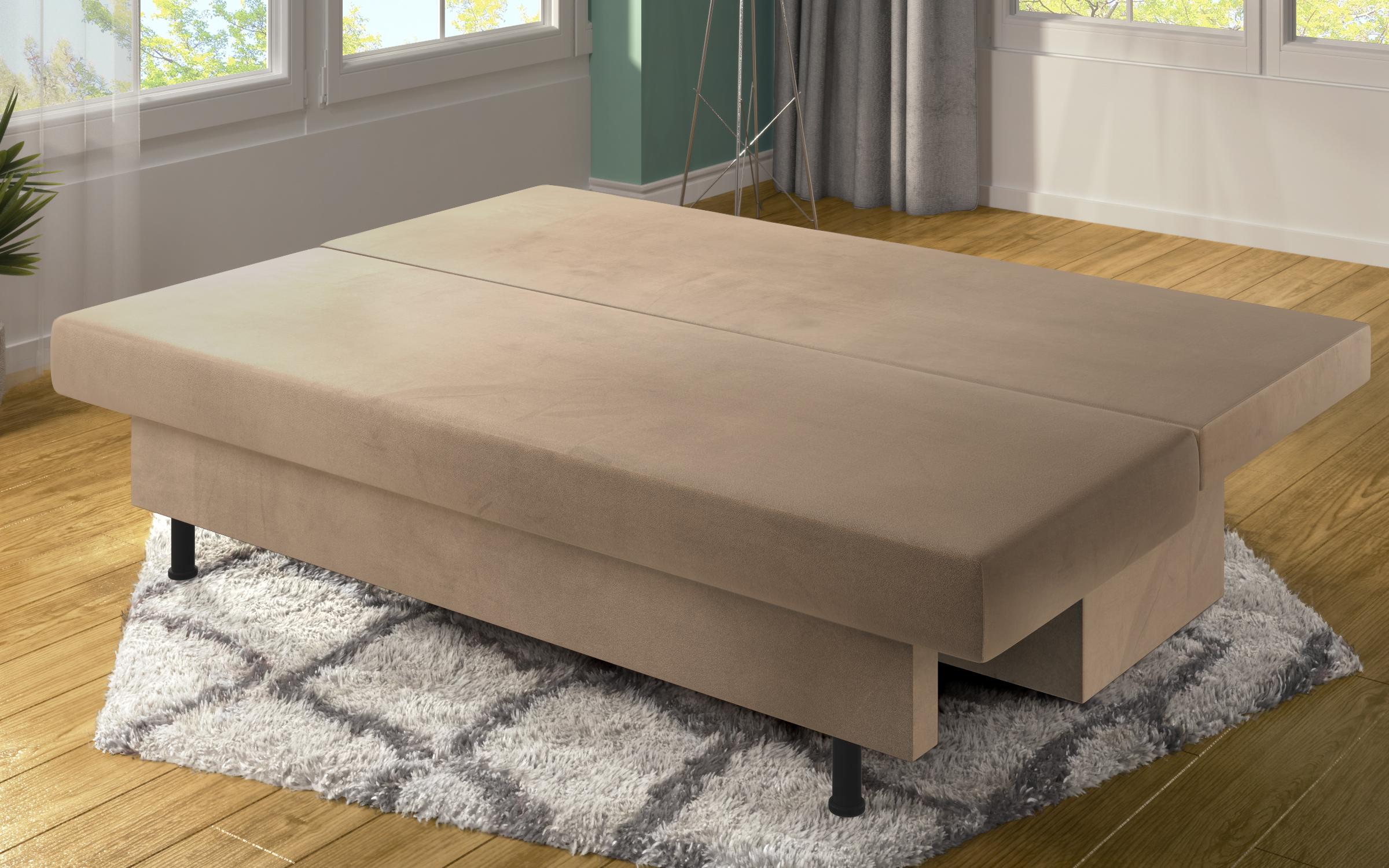 Canapea extensibila Marty, bej deschis + maro  6